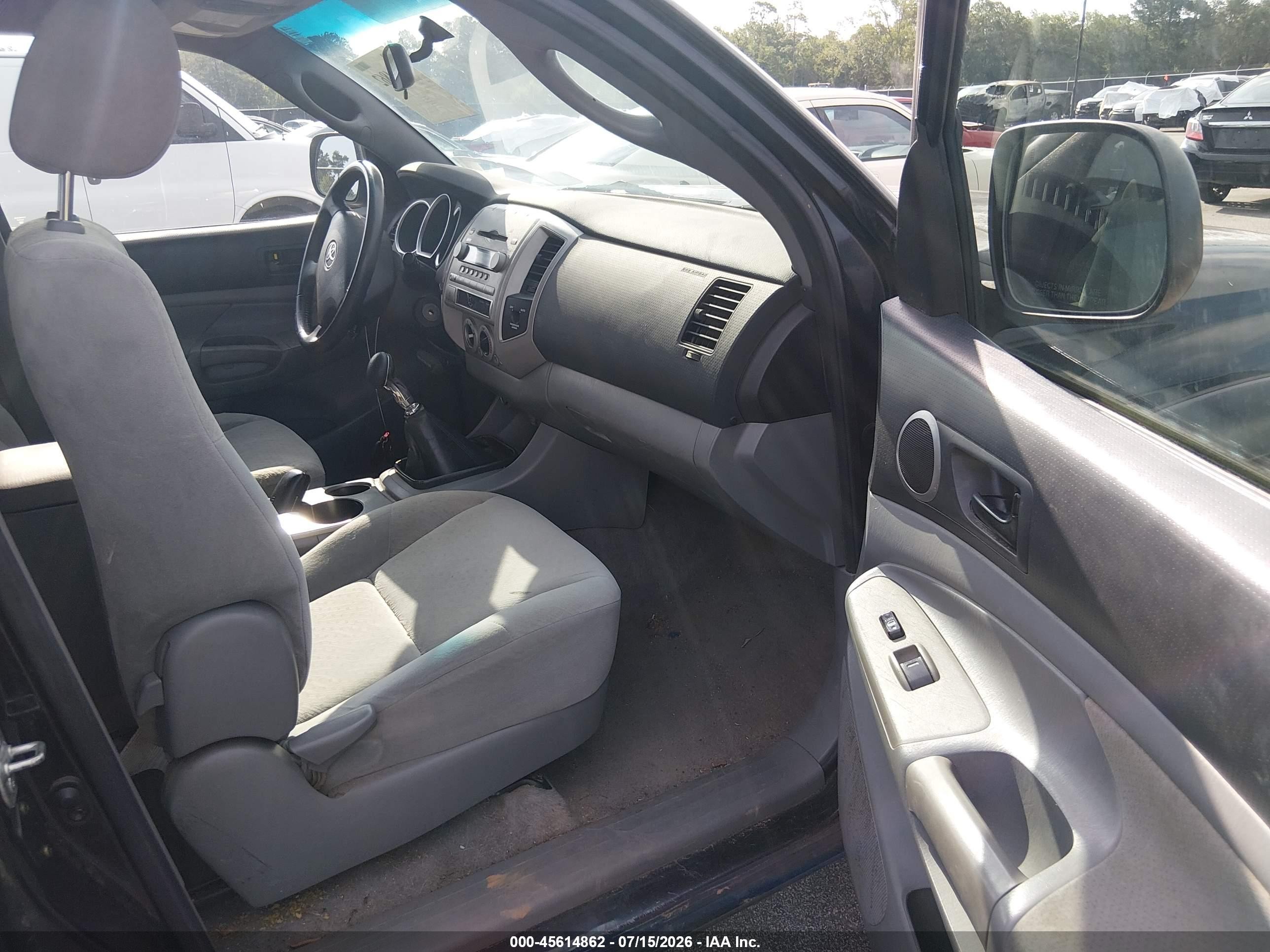 2006 Toyota Tacoma   Черный vin: 5TEUX42N26Z201601