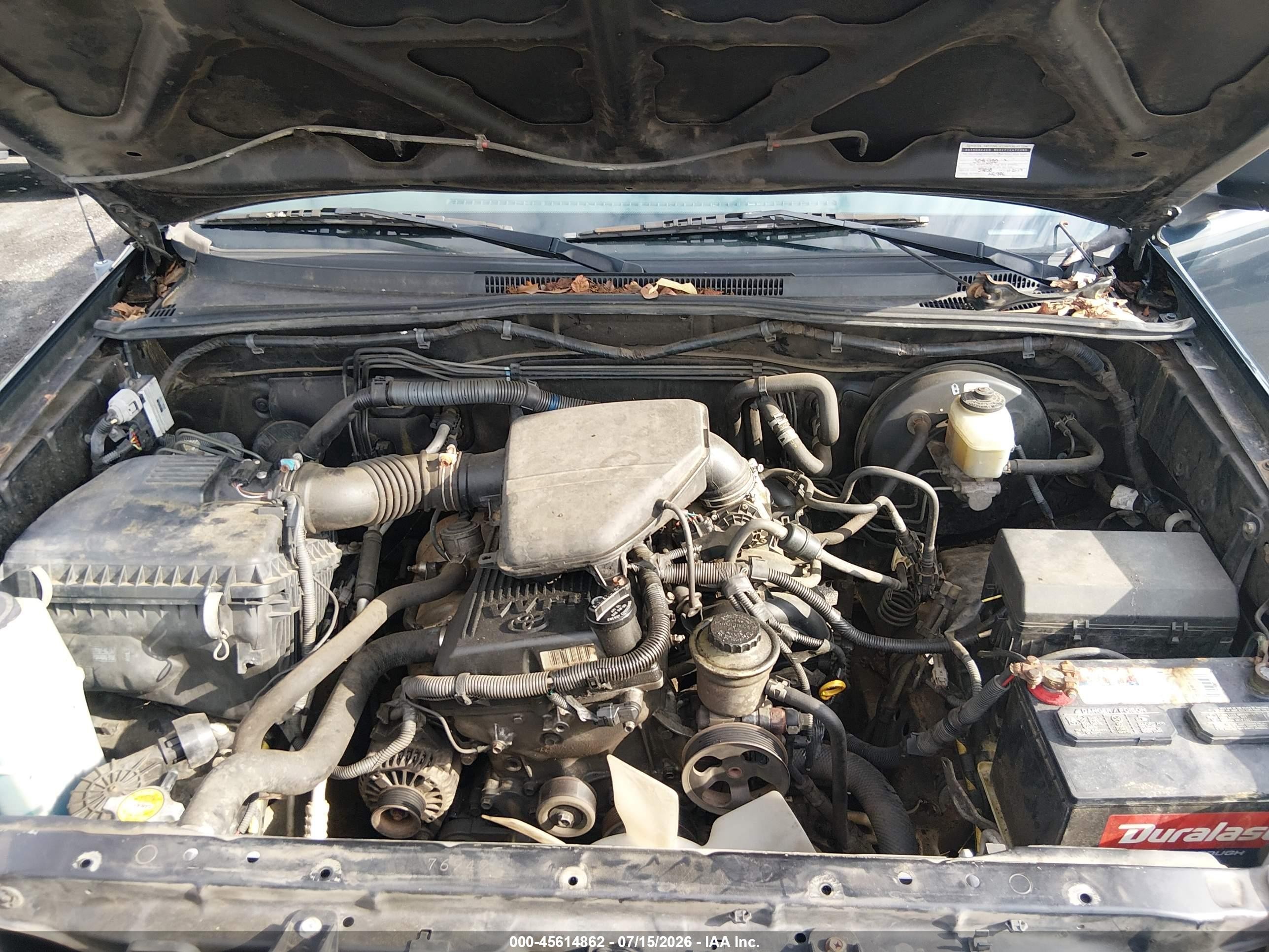 2006 Toyota Tacoma   Черный vin: 5TEUX42N26Z201601