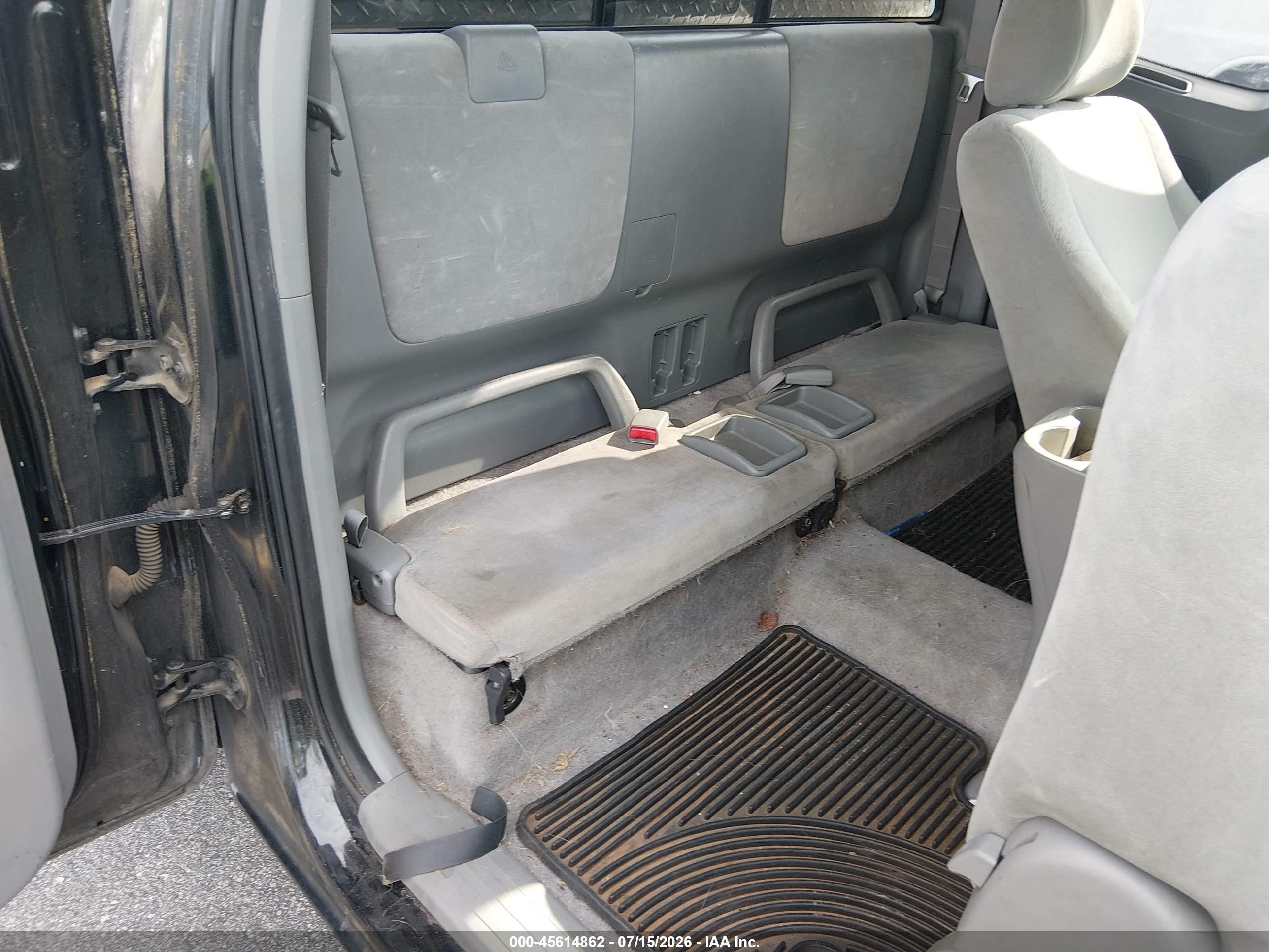 2006 Toyota Tacoma   Черный vin: 5TEUX42N26Z201601