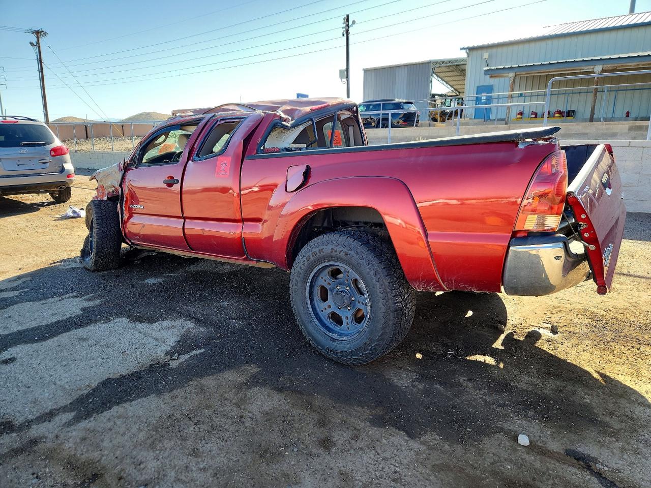 2006 Toyota Tacoma Access Cab Red vin: 5TEUX42N36Z209111