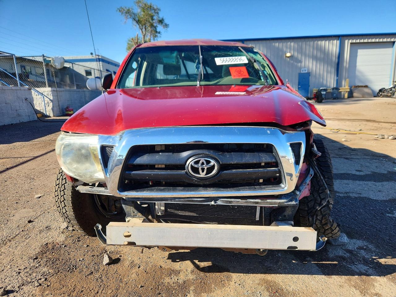 2006 Toyota Tacoma Access Cab Red vin: 5TEUX42N36Z209111