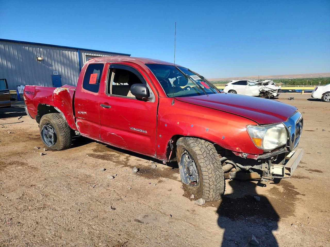 2006 Toyota Tacoma Access Cab Red vin: 5TEUX42N36Z209111