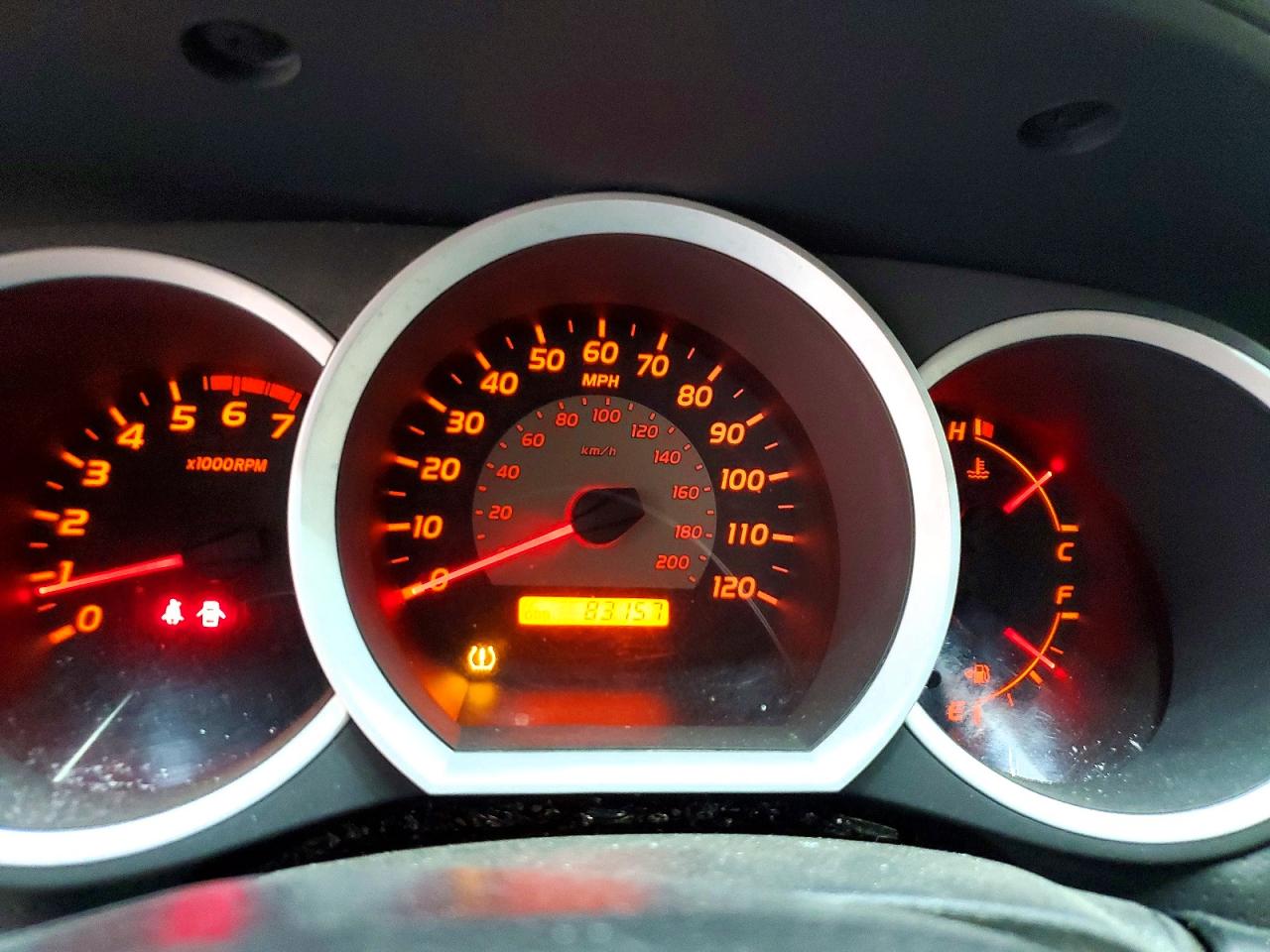 2007 Toyota Tacoma Access Cab Red vin: 5TEUX42N37Z419127