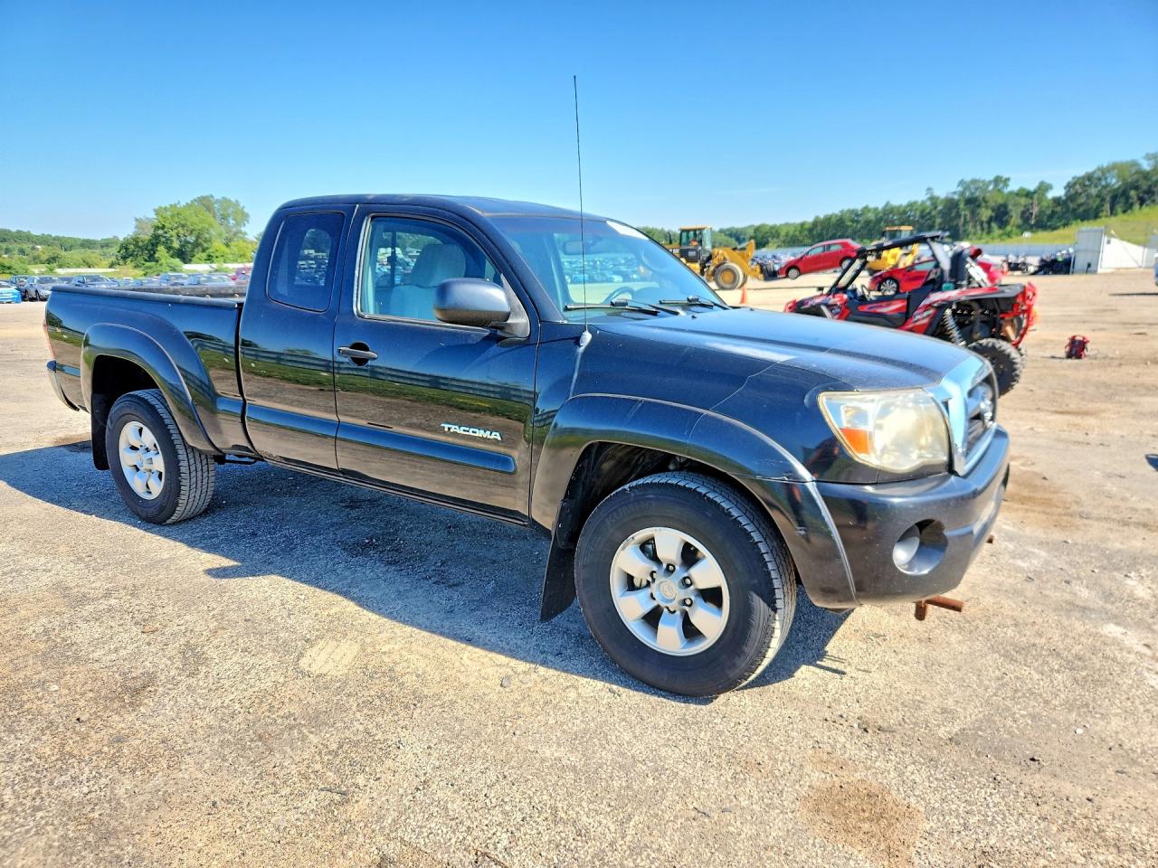 2008 Toyota Tacoma Access Cab Black vin: 5TEUX42N38Z559924