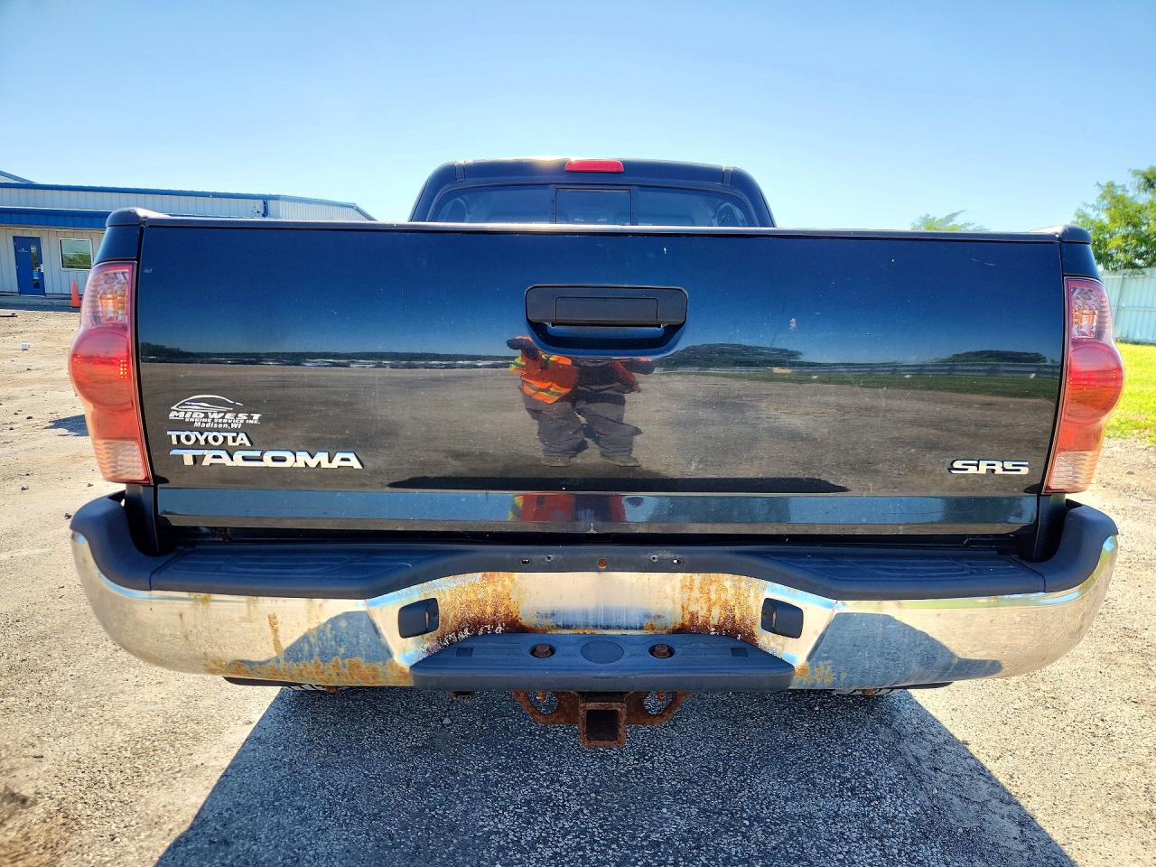 2008 Toyota Tacoma Access Cab Black vin: 5TEUX42N38Z559924