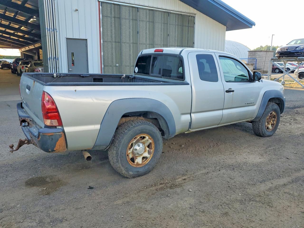 2006 Toyota Tacoma Access Cab Silver vin: 5TEUX42N46Z212504