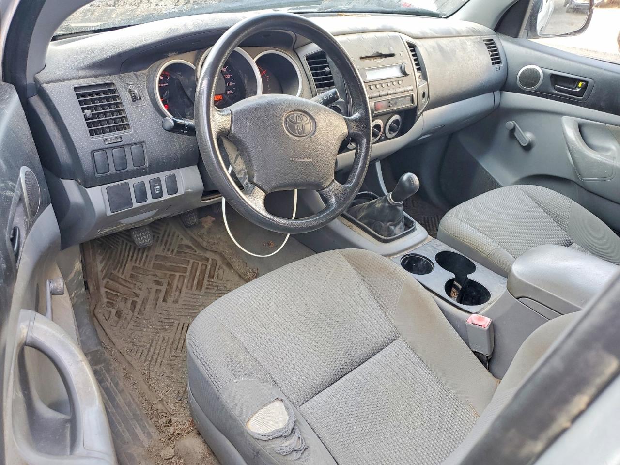 2006 Toyota Tacoma Access Cab Silver vin: 5TEUX42N46Z212504