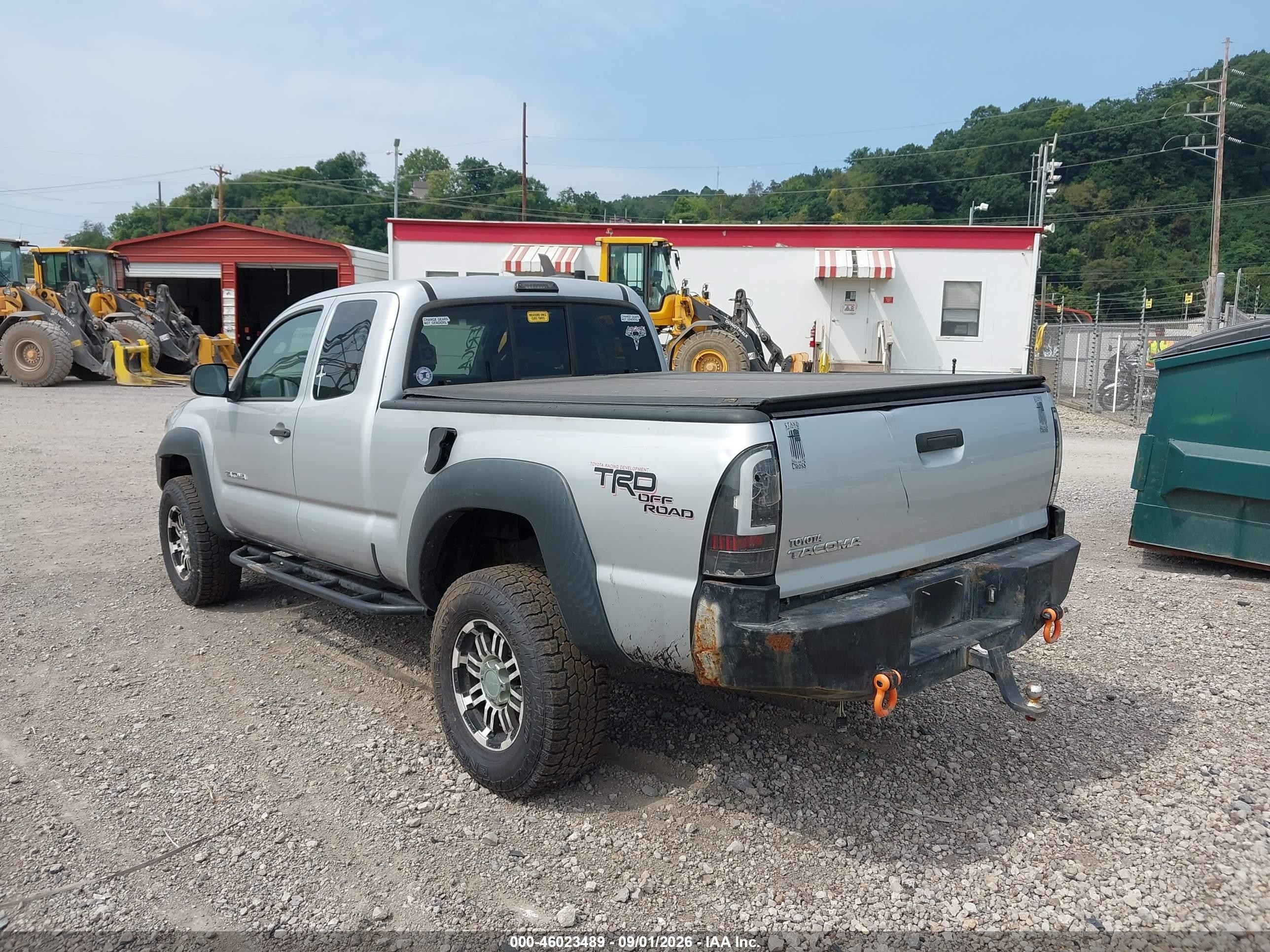 2008 Toyota Tacoma Access Cab Silver vin: 5TEUX42N48Z583391