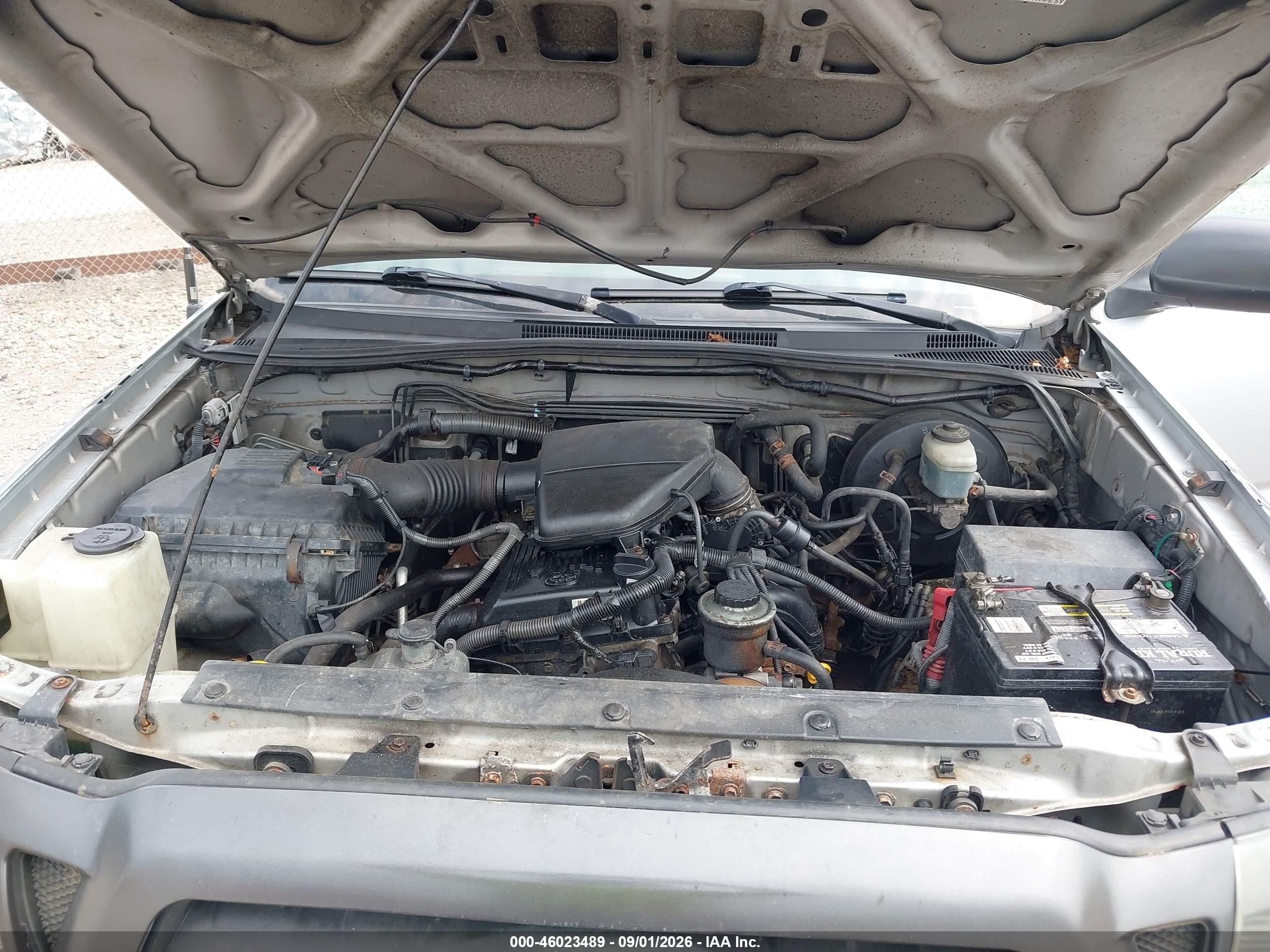 2008 Toyota Tacoma Access Cab Silver vin: 5TEUX42N48Z583391