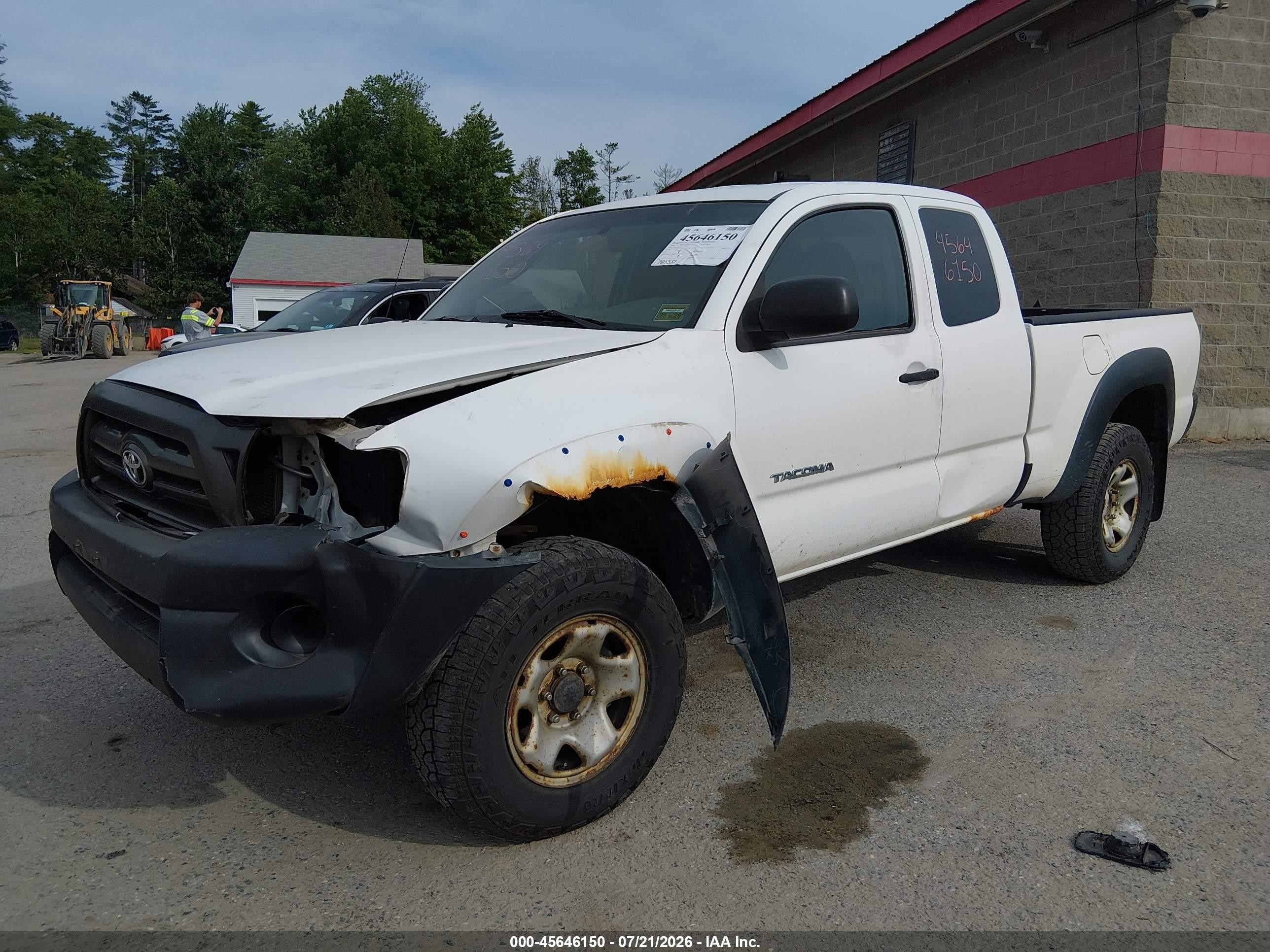 2009 Toyota Tacoma White vin: 5TEUX42N49Z596658