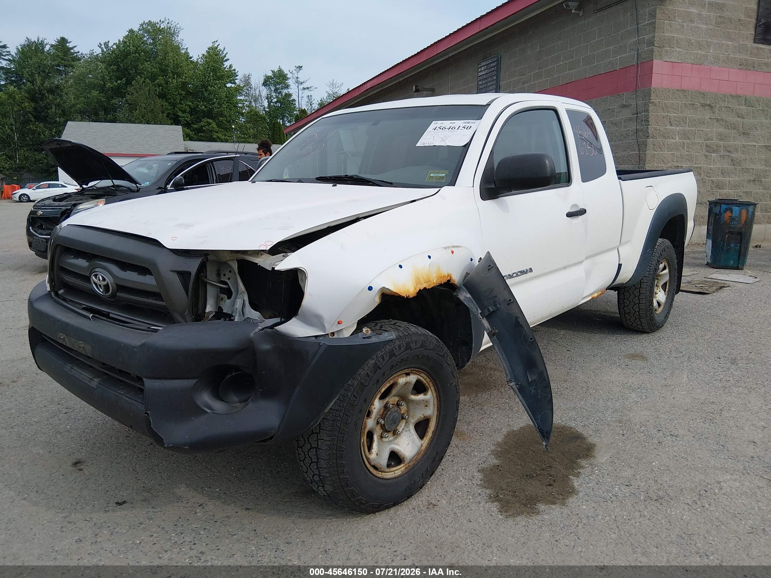 2009 Toyota Tacoma White vin: 5TEUX42N49Z596658