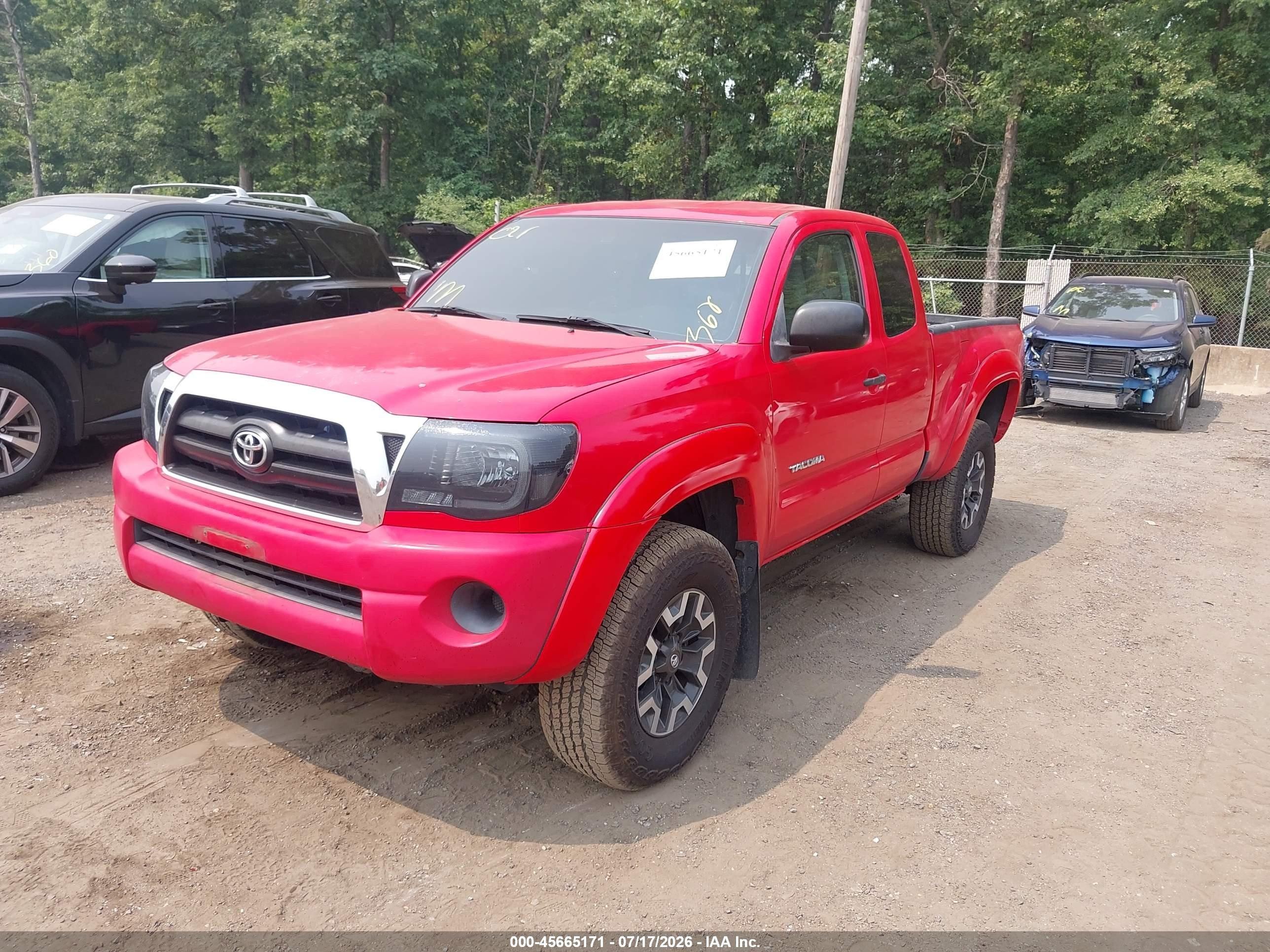 2008 Toyota Tacoma   Red vin: 5TEUX42N58Z531381