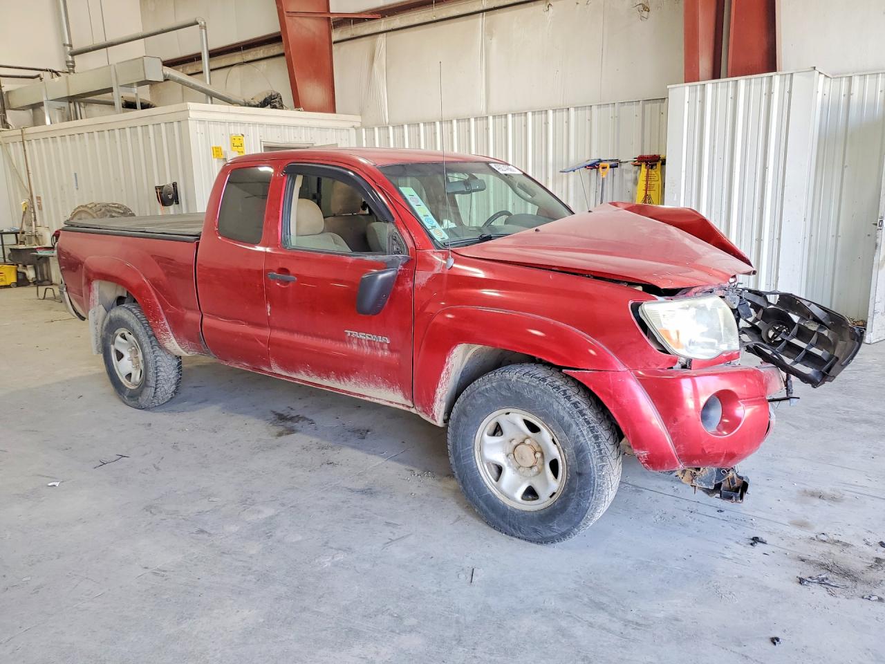 2009 Toyota Tacoma Access Cab Red vin: 5TEUX42N59Z611510