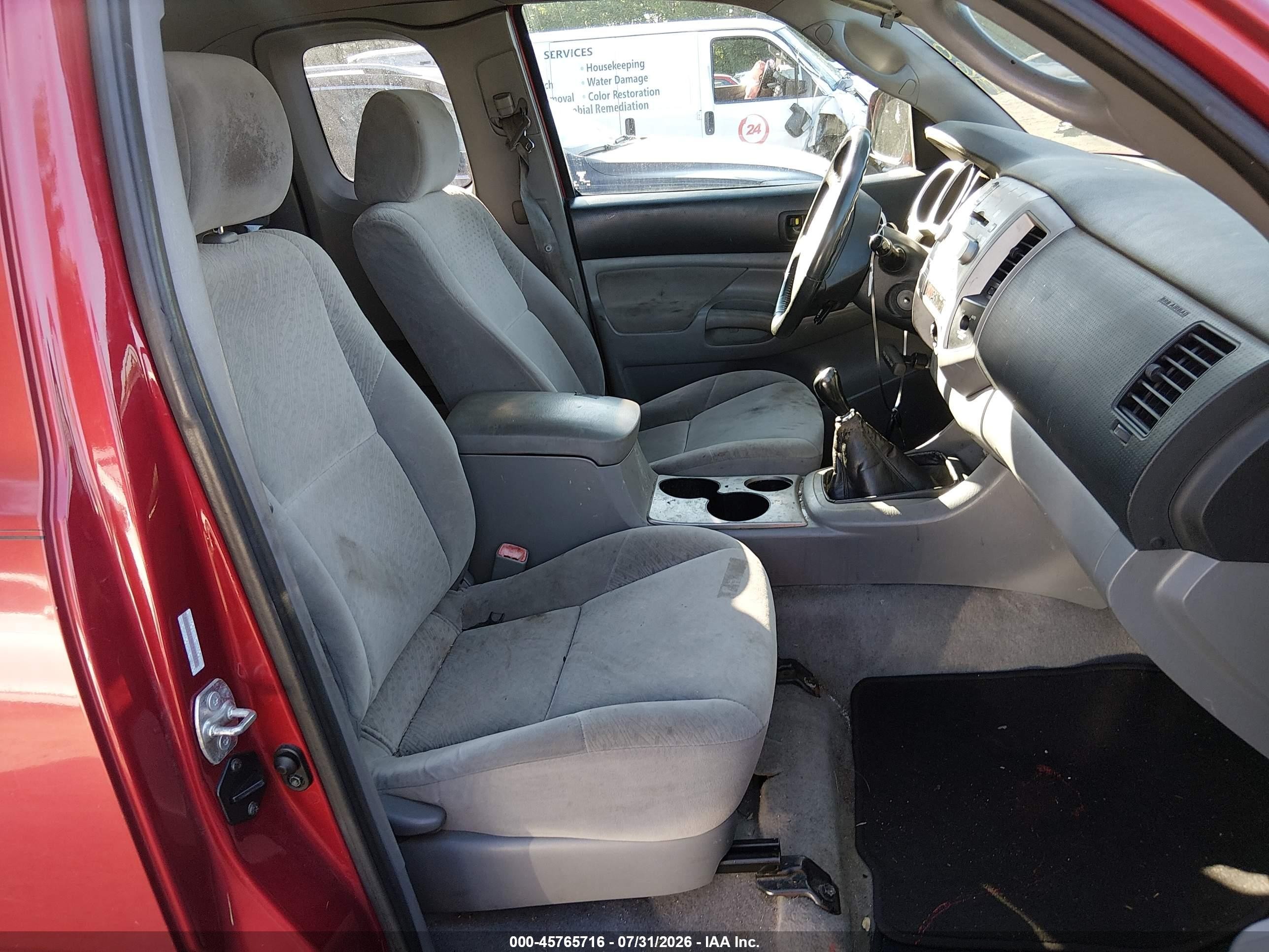 2007 Toyota Tacoma   Red vin: 5TEUX42N67Z325694