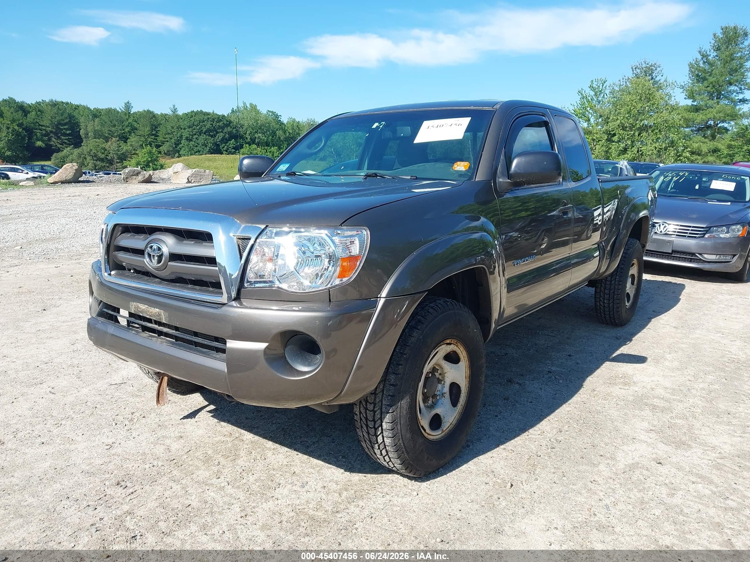2009 Toyota Tacoma   Gray vin: 5TEUX42N69Z641129
