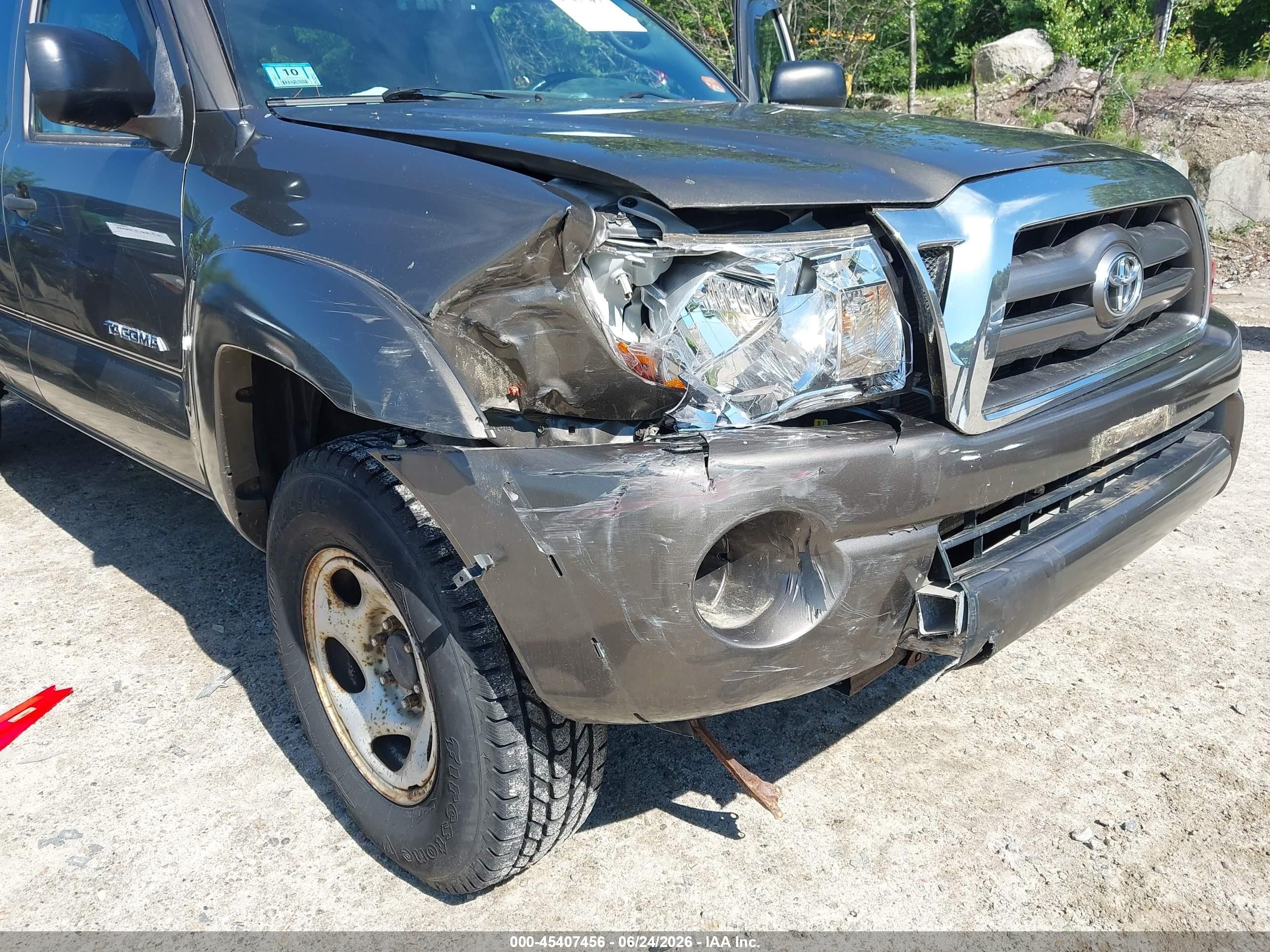2009 Toyota Tacoma   Gray vin: 5TEUX42N69Z641129
