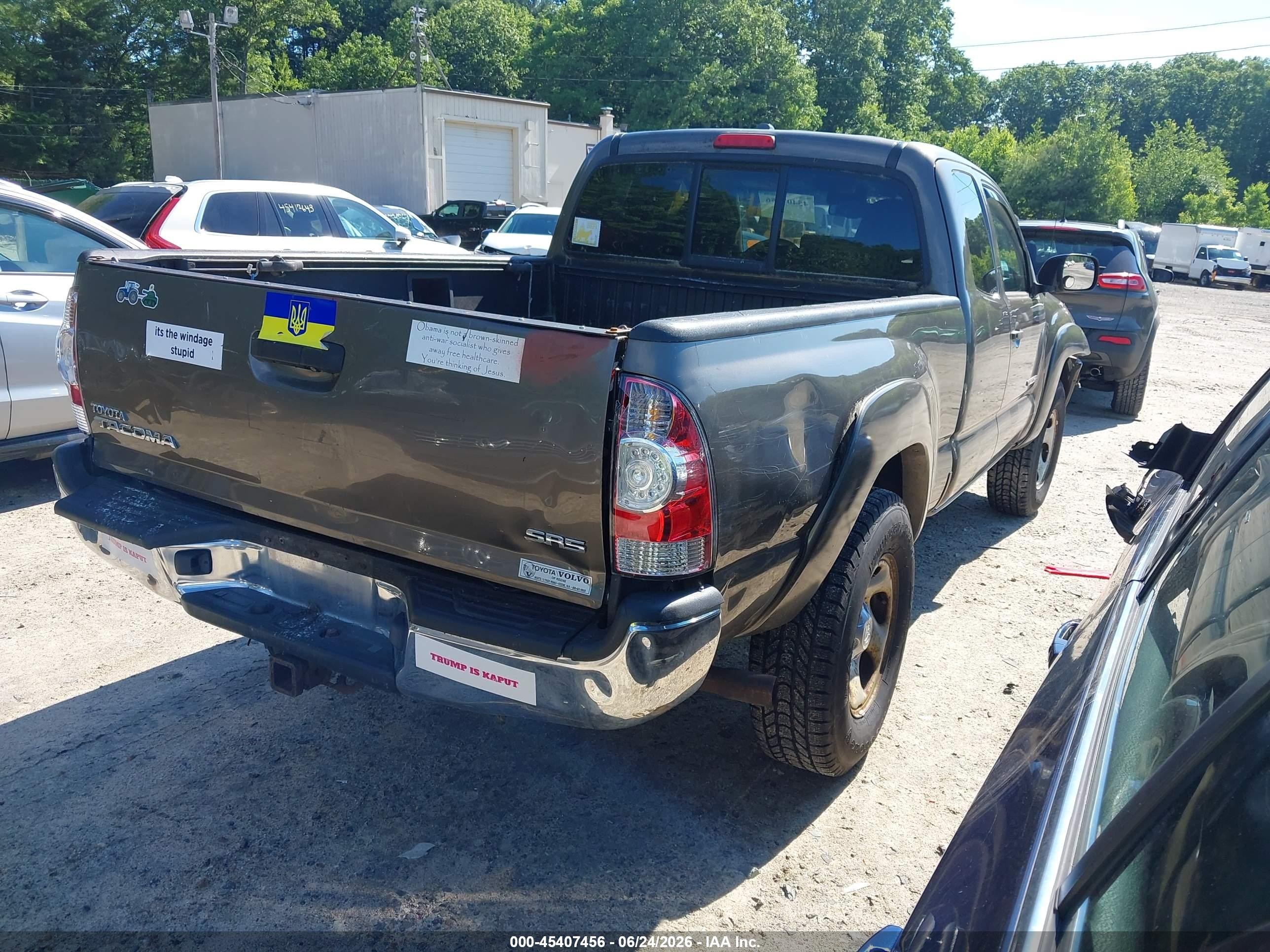 2009 Toyota Tacoma   Gray vin: 5TEUX42N69Z641129