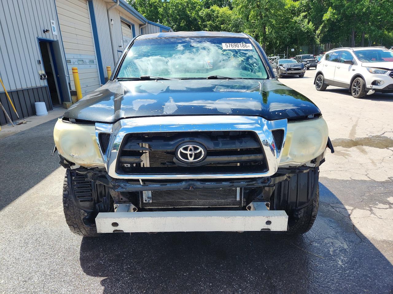 2005 Toyota Tacoma Access Cab Черный vin: 5TEUX42N75Z113254