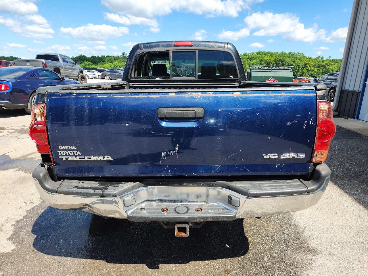 2005 Toyota Tacoma Access Cab Черный vin: 5TEUX42N75Z113254