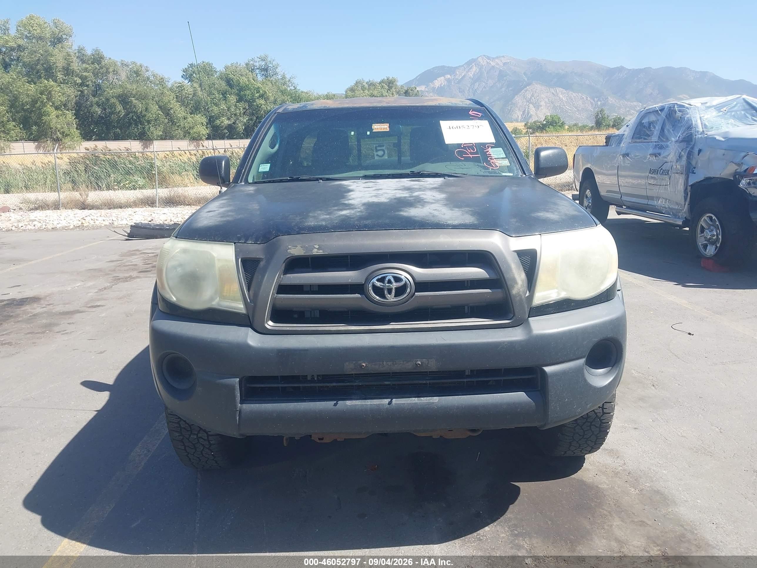 2009 Toyota Tacoma   Black vin: 5TEUX42N79Z606504