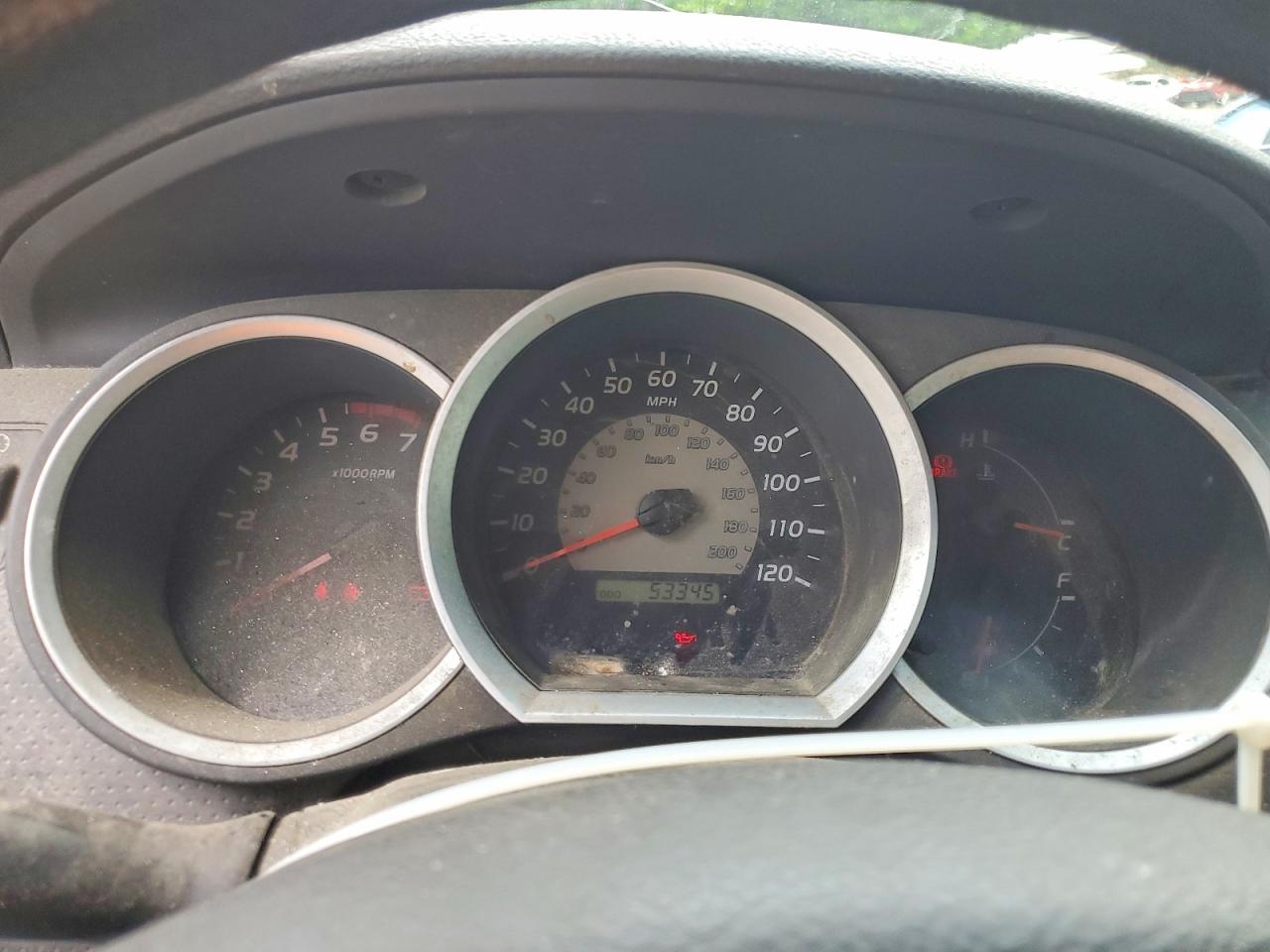 2007 Toyota Tacoma Access Cab Blue vin: 5TEUX42N87Z448428