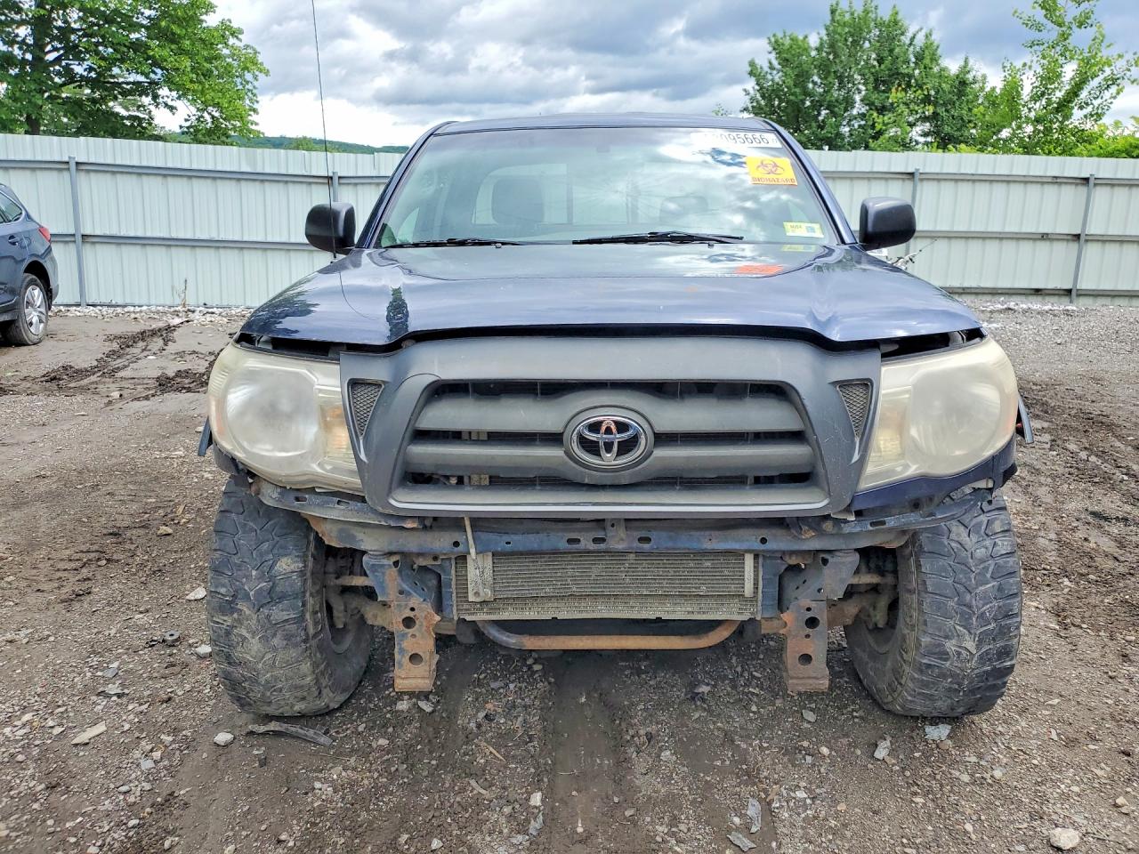2007 Toyota Tacoma Access Cab Blue vin: 5TEUX42N87Z448428