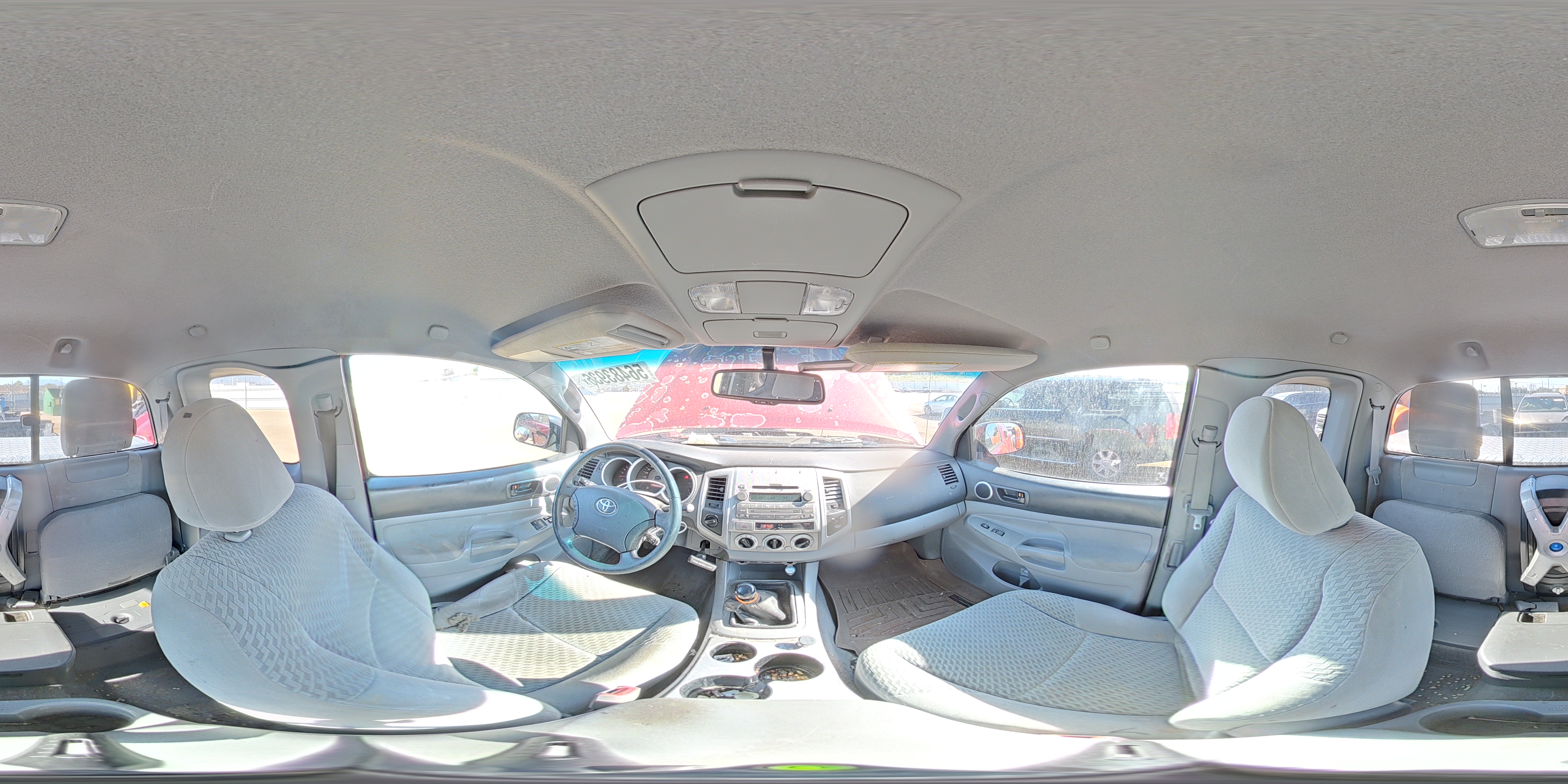 2009 Toyota Tacoma Access Cab Red vin: 5TEUX42N89Z610013