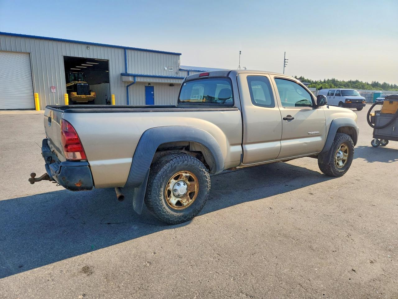 2008 Toyota Tacoma Access Cab Cream vin: 5TEUX42N98Z474747