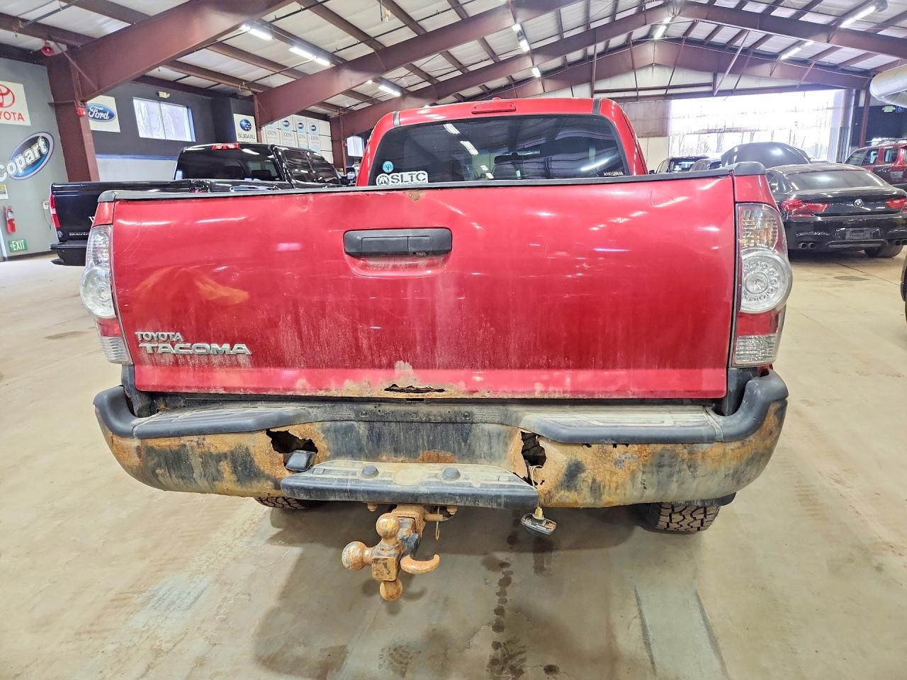 2009 Toyota Tacoma Base Red vin: 5TEUX42N99Z649466
