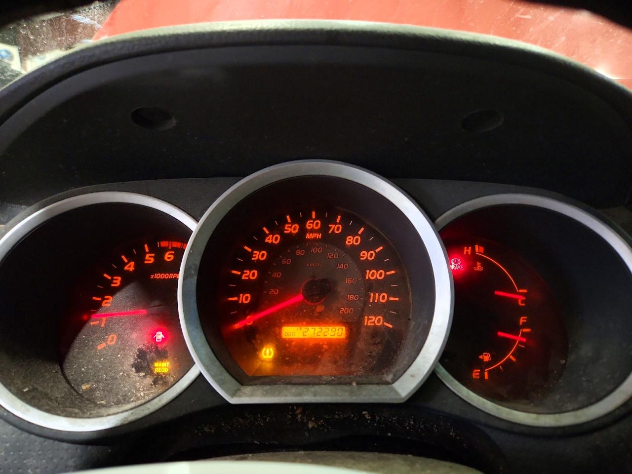 2009 Toyota Tacoma Base Red vin: 5TEUX42N99Z649466