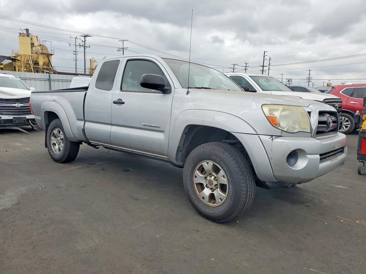 2007 Toyota Tacoma Access Cab Gray vin: 5TEUX42NX7Z389270