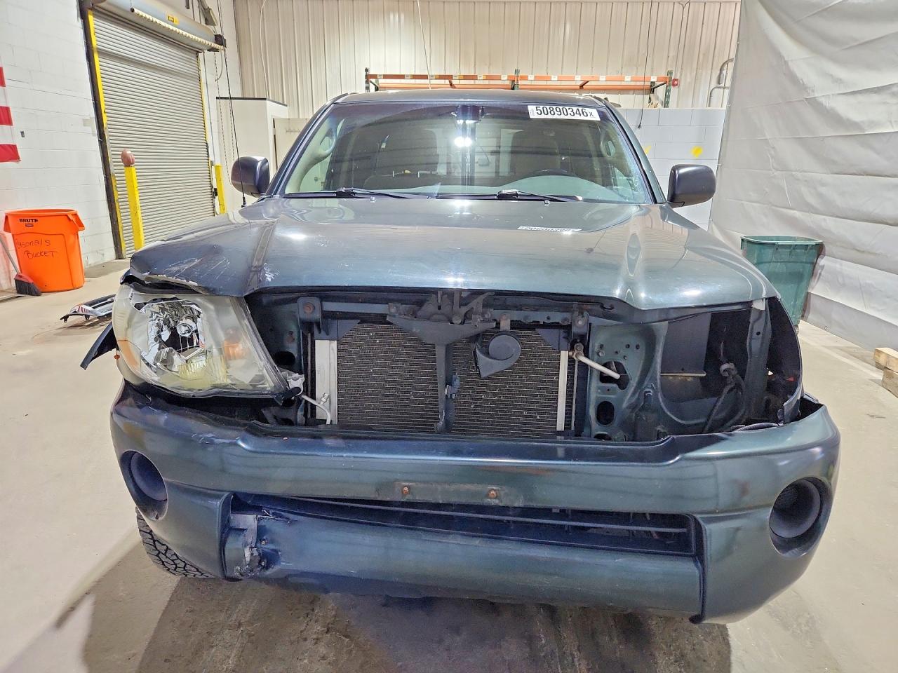2010 Toyota Tacoma Access Cab Green vin: 5TEUX4EN0AZ680668