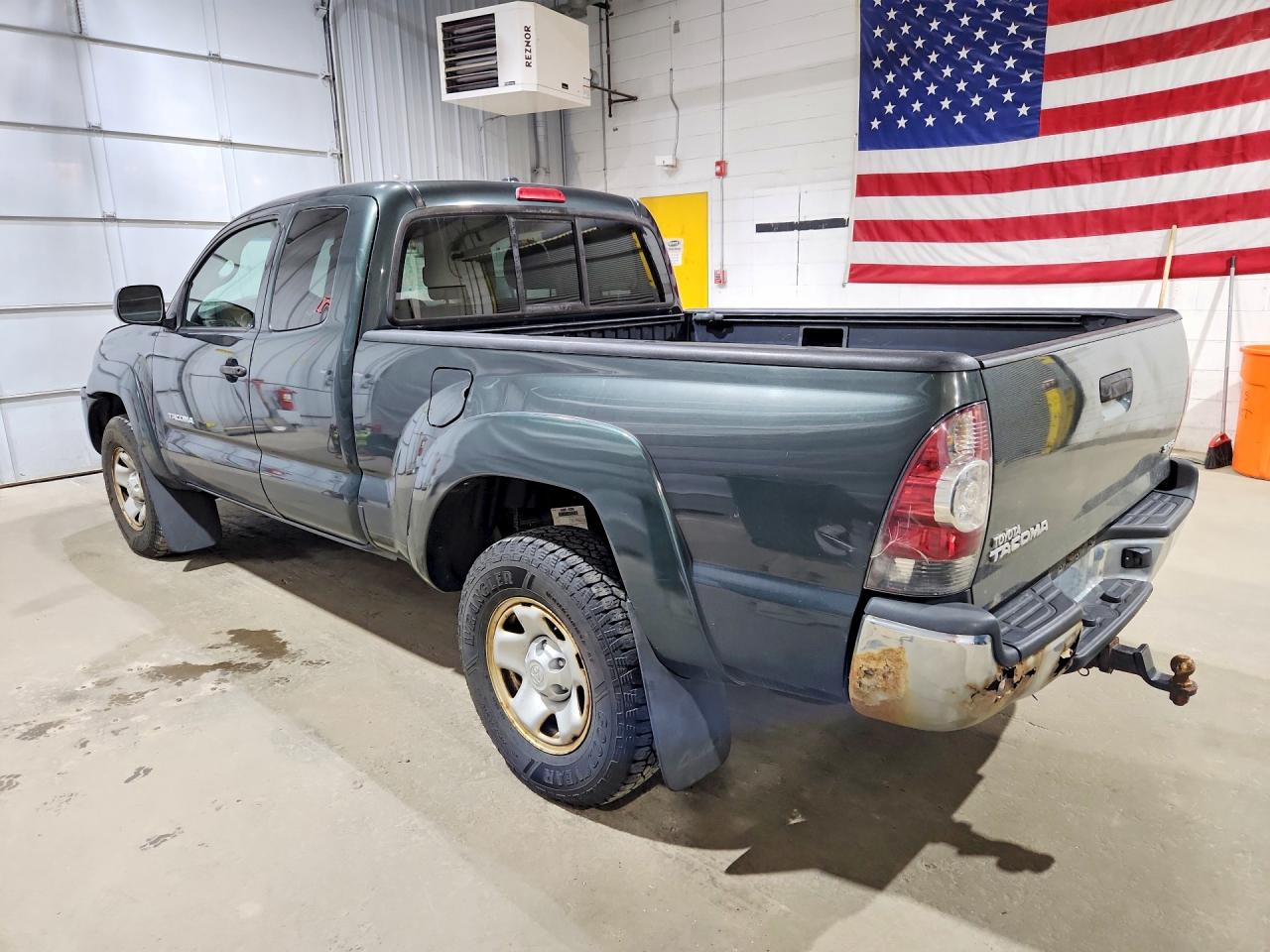 2010 Toyota Tacoma Access Cab Green vin: 5TEUX4EN0AZ680668