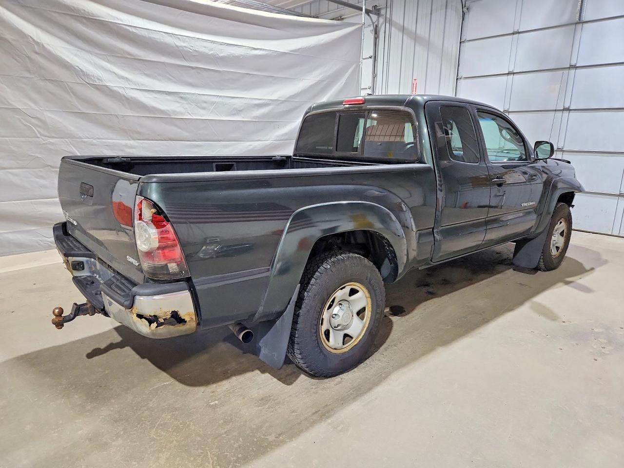 2010 Toyota Tacoma Access Cab Green vin: 5TEUX4EN0AZ680668
