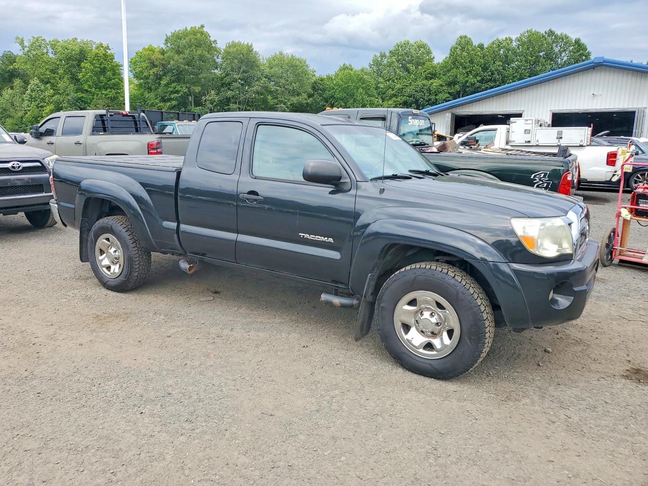 2010 Toyota Tacoma Access Cab Black vin: 5TEUX4EN3AZ744847