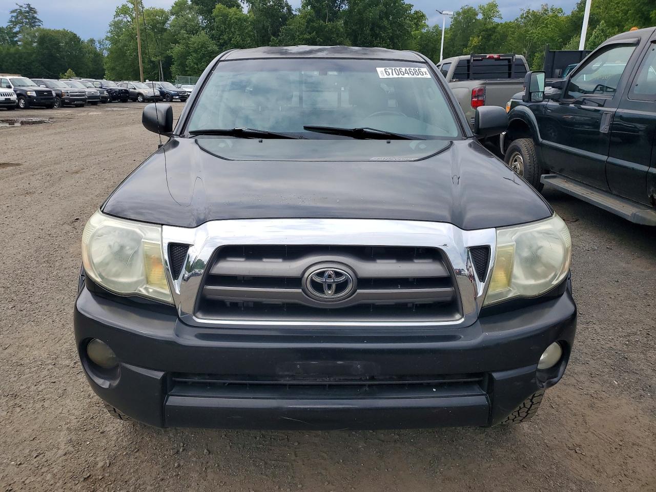 2010 Toyota Tacoma Access Cab Black vin: 5TEUX4EN3AZ744847