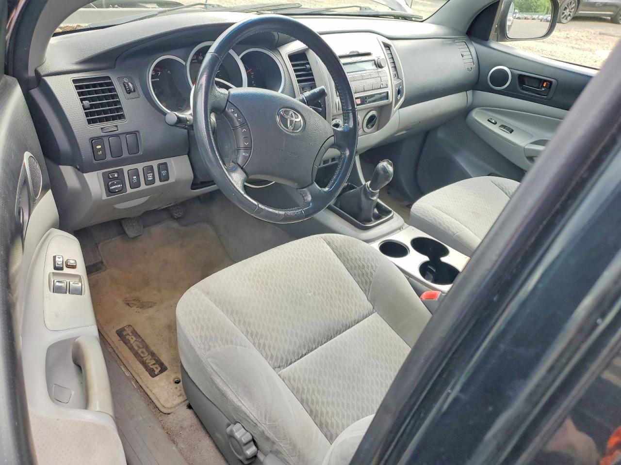 2010 Toyota Tacoma Access Cab Black vin: 5TEUX4EN3AZ744847