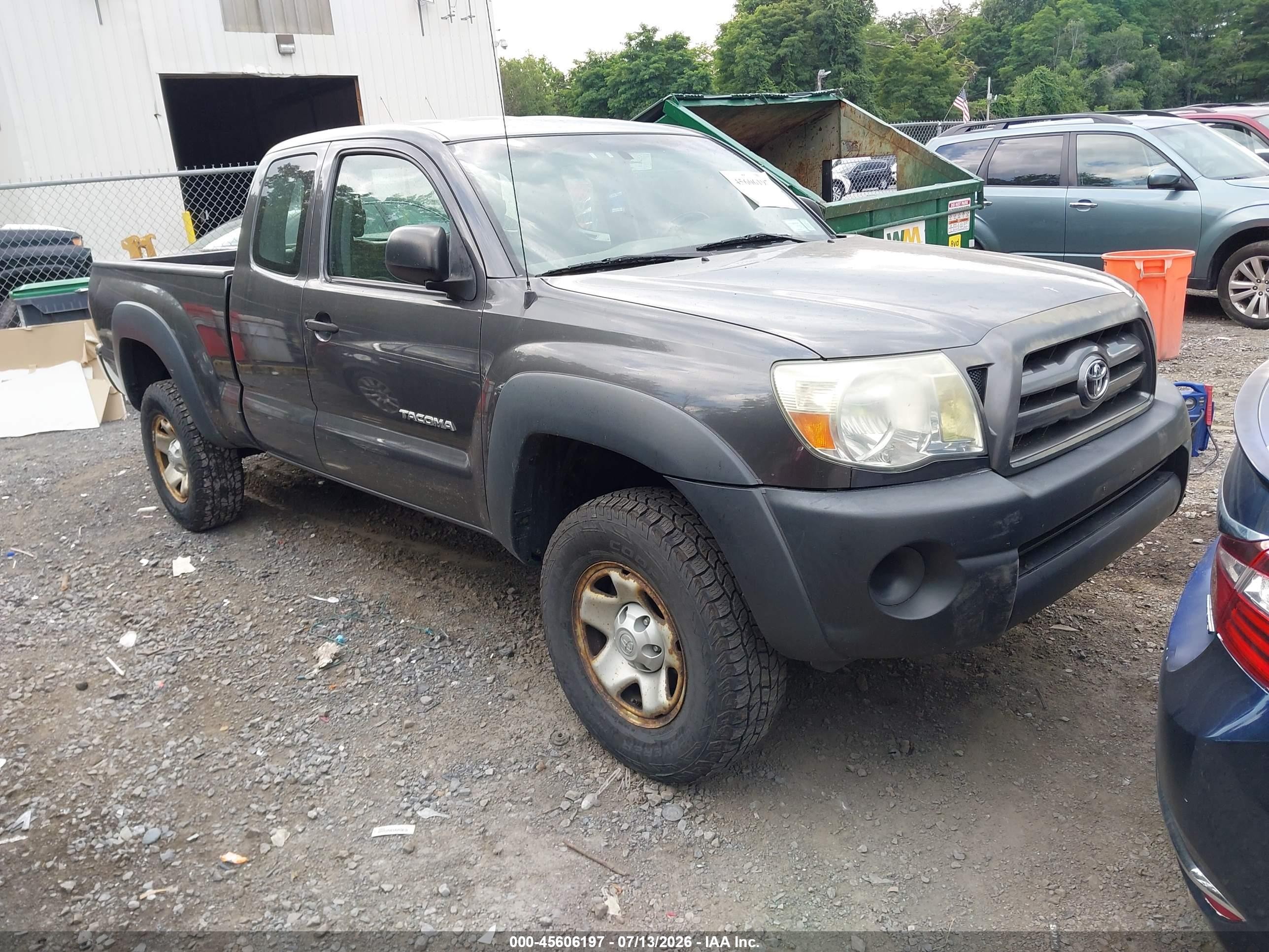 2010 Toyota Tacoma   Серый vin: 5TEUX4EN4AZ743853