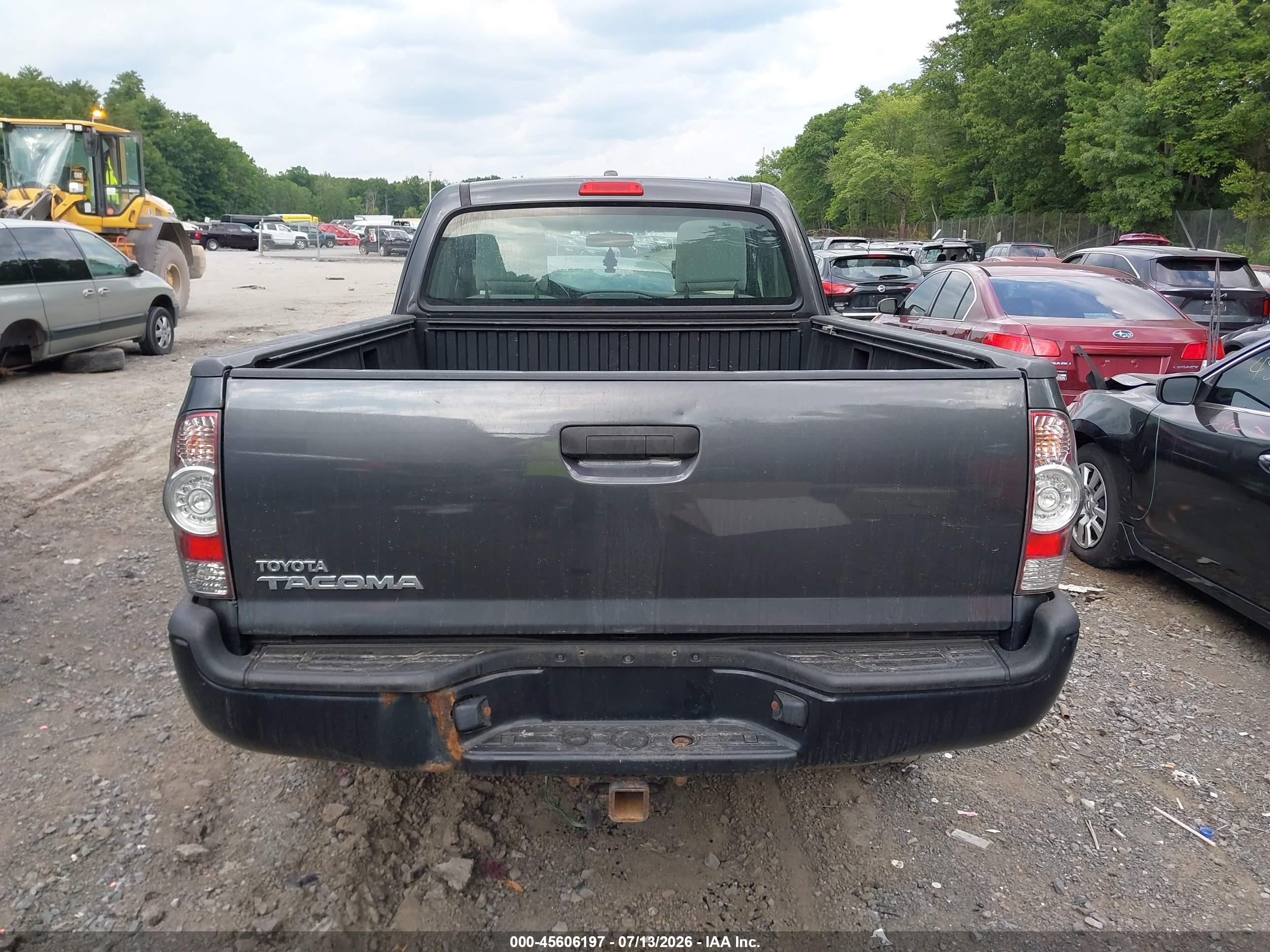 2010 Toyota Tacoma   Серый vin: 5TEUX4EN4AZ743853