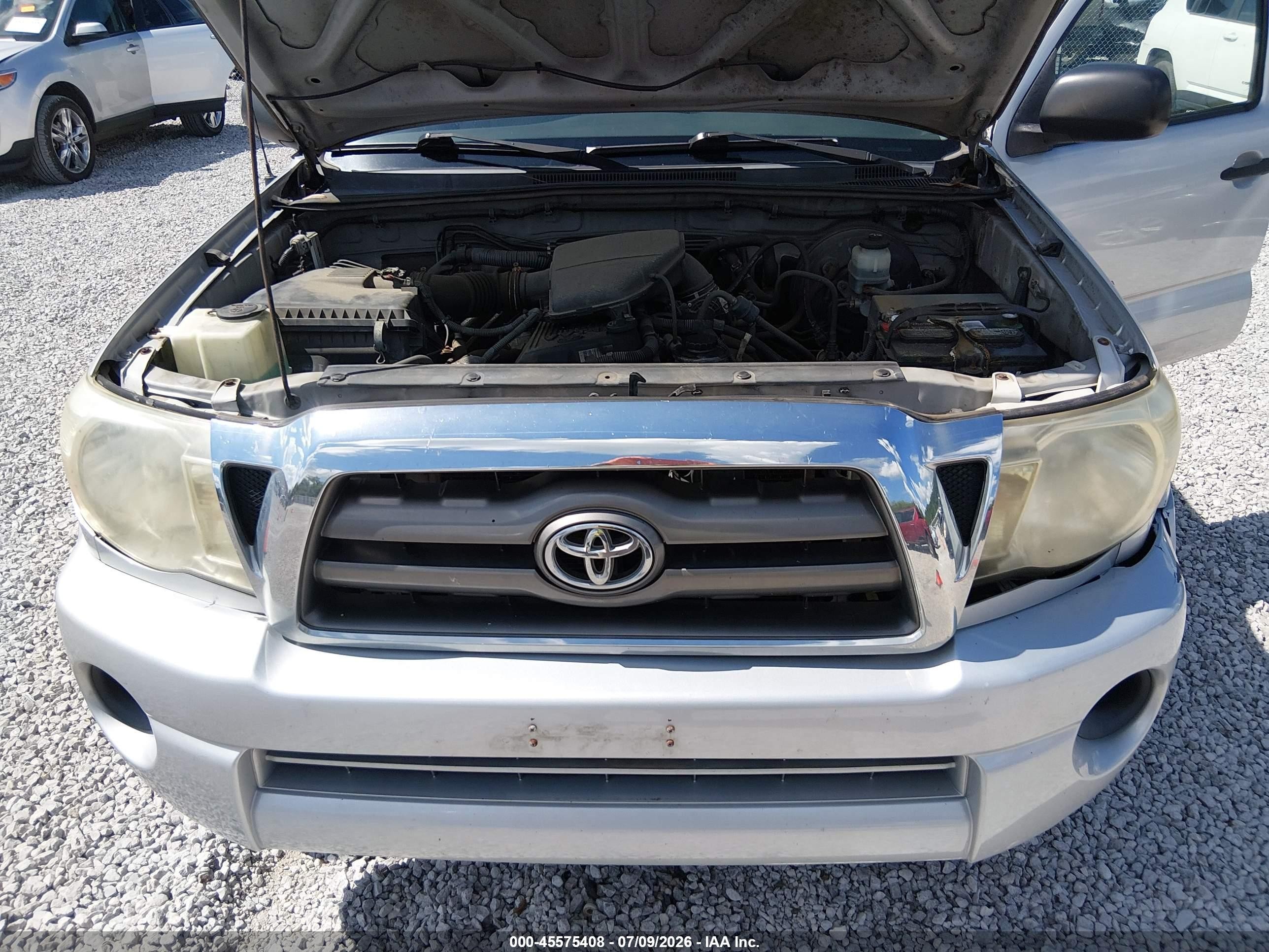 2010 Toyota Tacoma   Gray vin: 5TEUX4EN7AZ726500