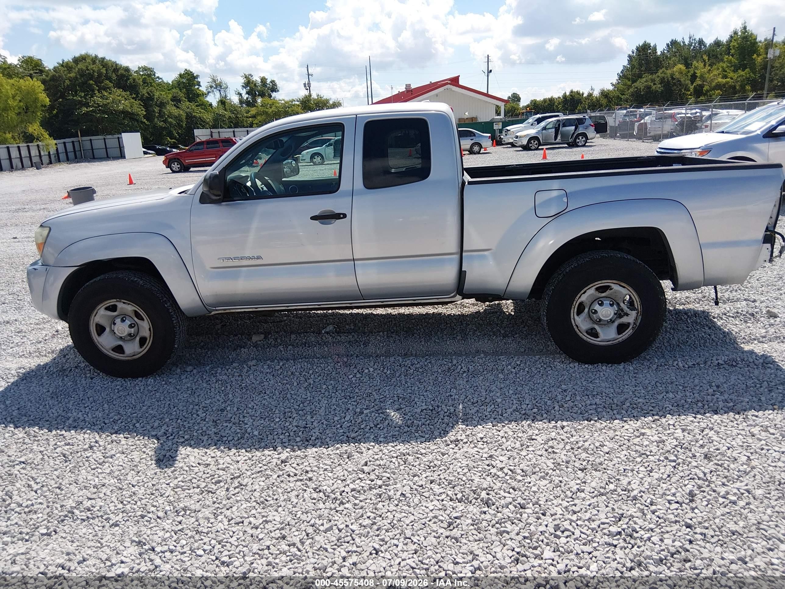2010 Toyota Tacoma   Gray vin: 5TEUX4EN7AZ726500