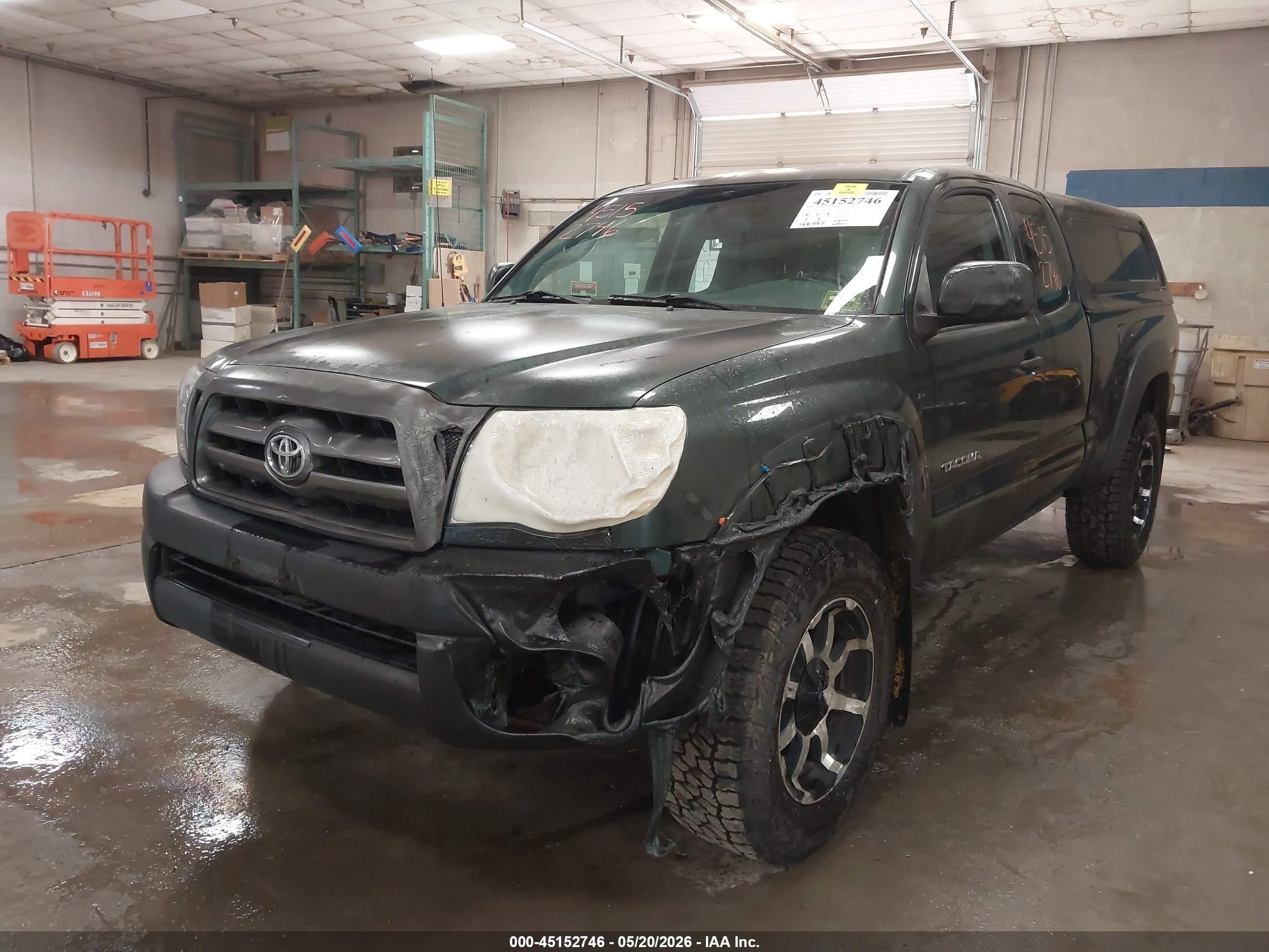 2010 Toyota Tacoma   Green vin: 5TEUX4EN9AZ708175