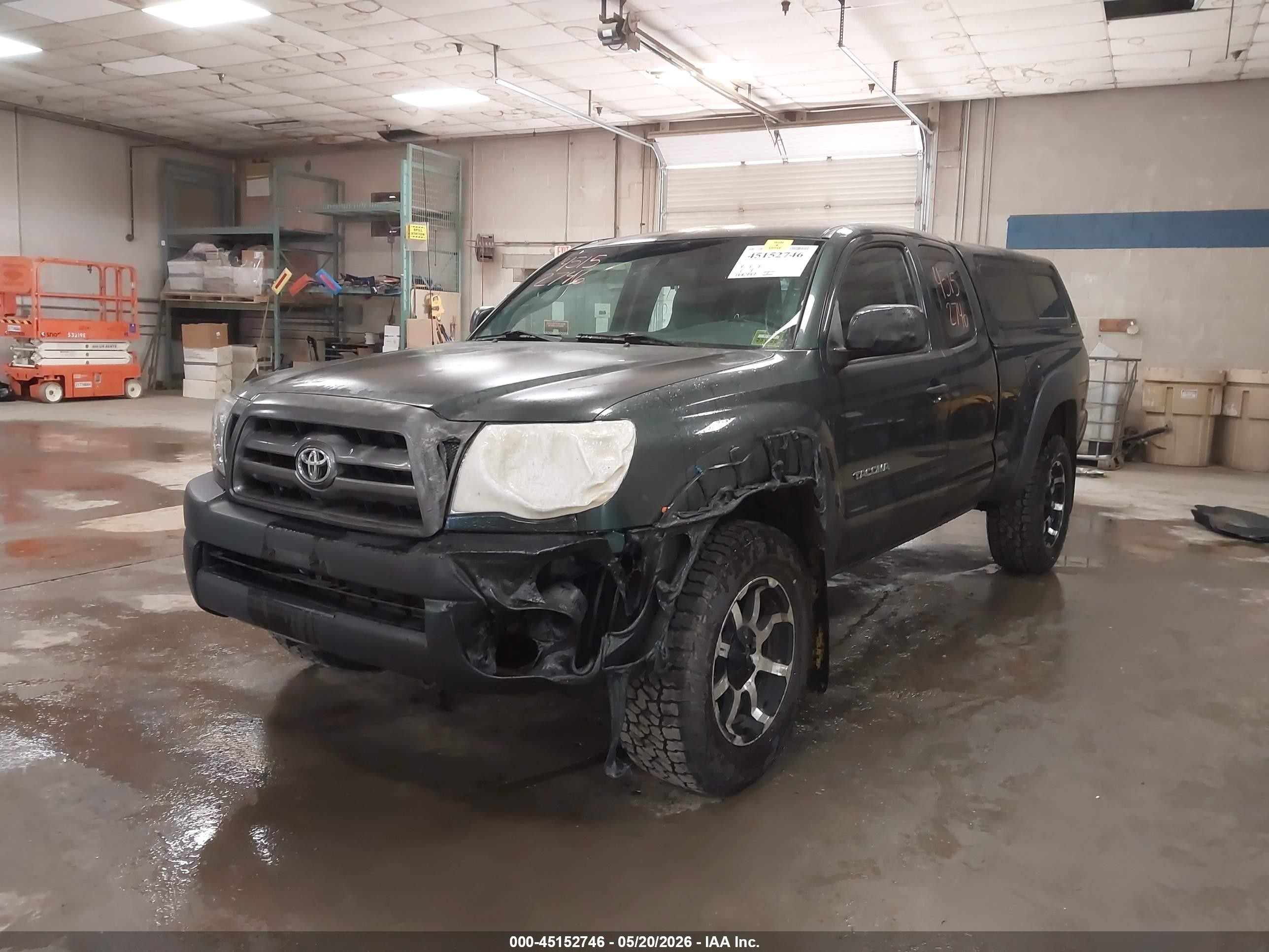 2010 Toyota Tacoma   Green vin: 5TEUX4EN9AZ708175