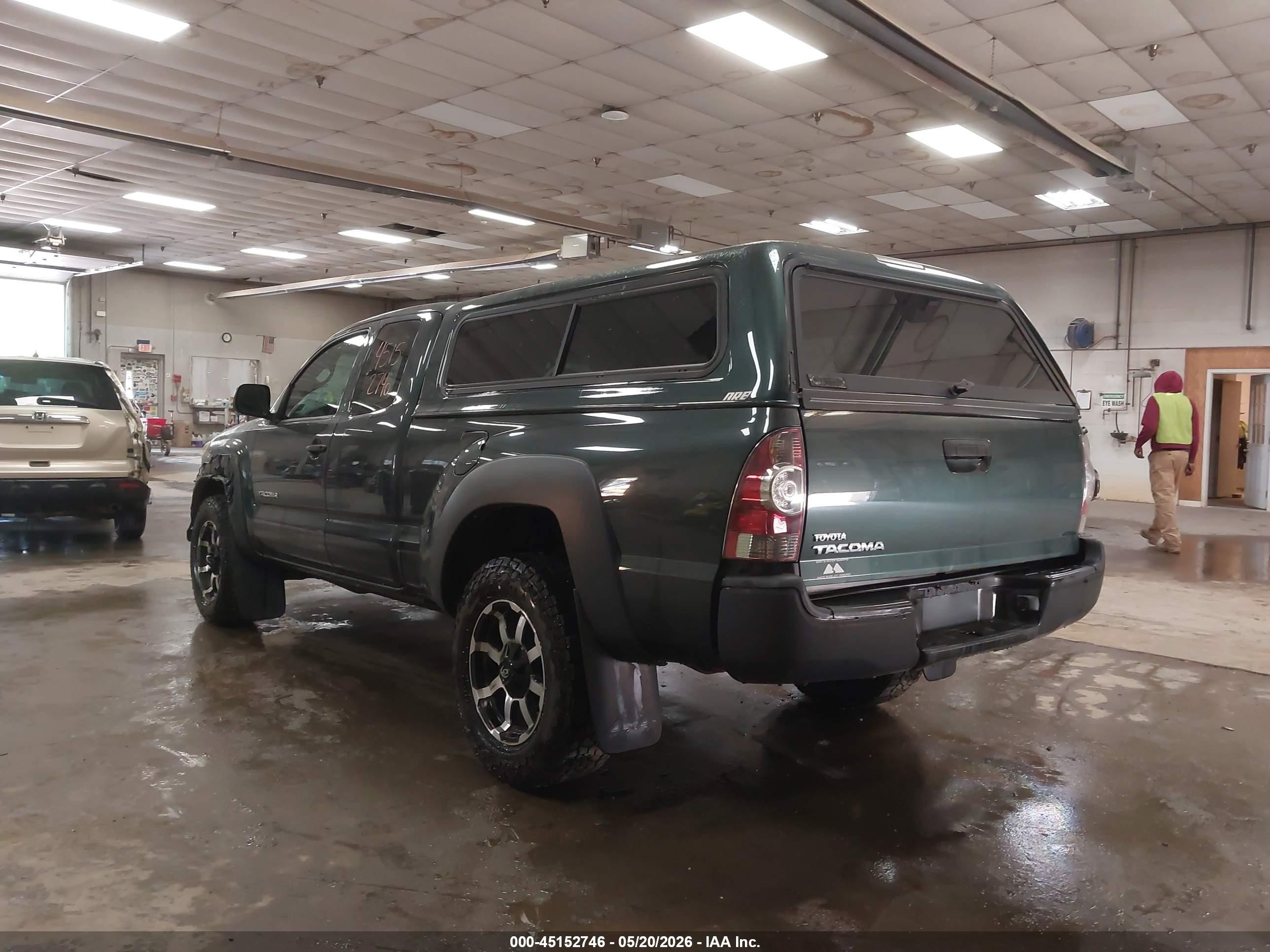 2010 Toyota Tacoma   Green vin: 5TEUX4EN9AZ708175