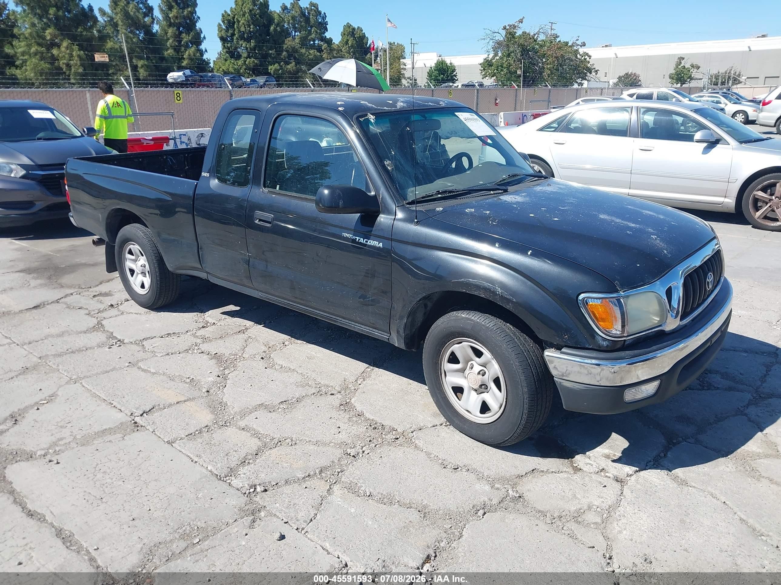 2003 Toyota Tacoma   Black vin: 5TEVL52N03Z248417