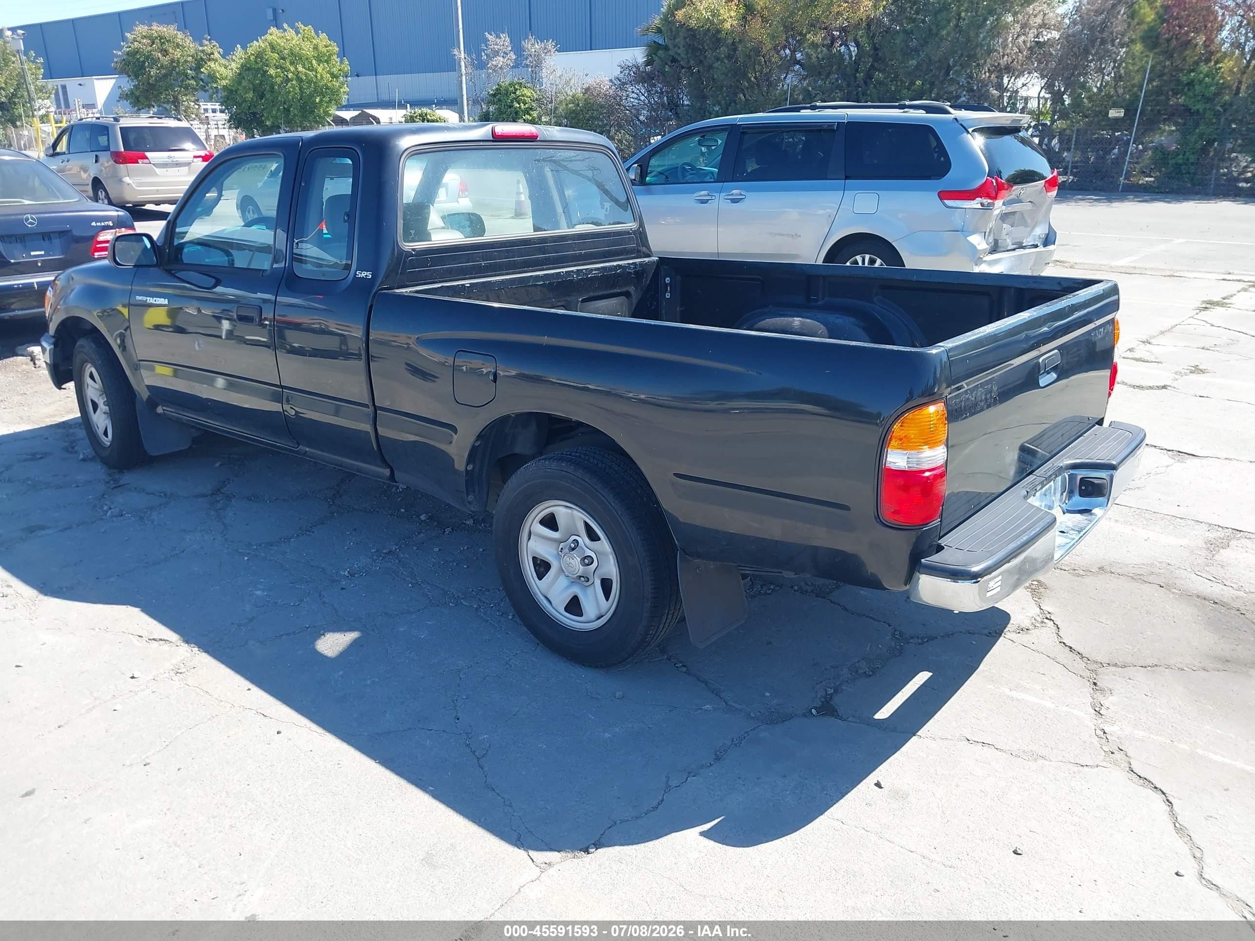 2003 Toyota Tacoma   Black vin: 5TEVL52N03Z248417