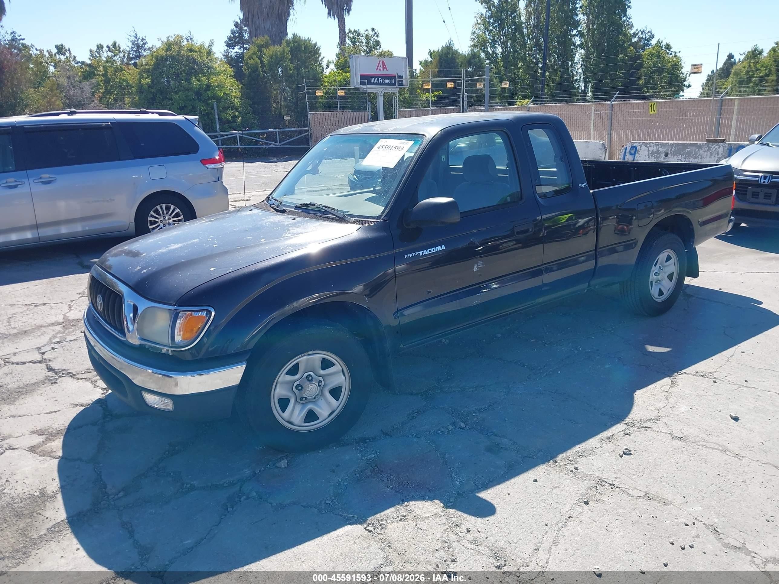 2003 Toyota Tacoma   Black vin: 5TEVL52N03Z248417