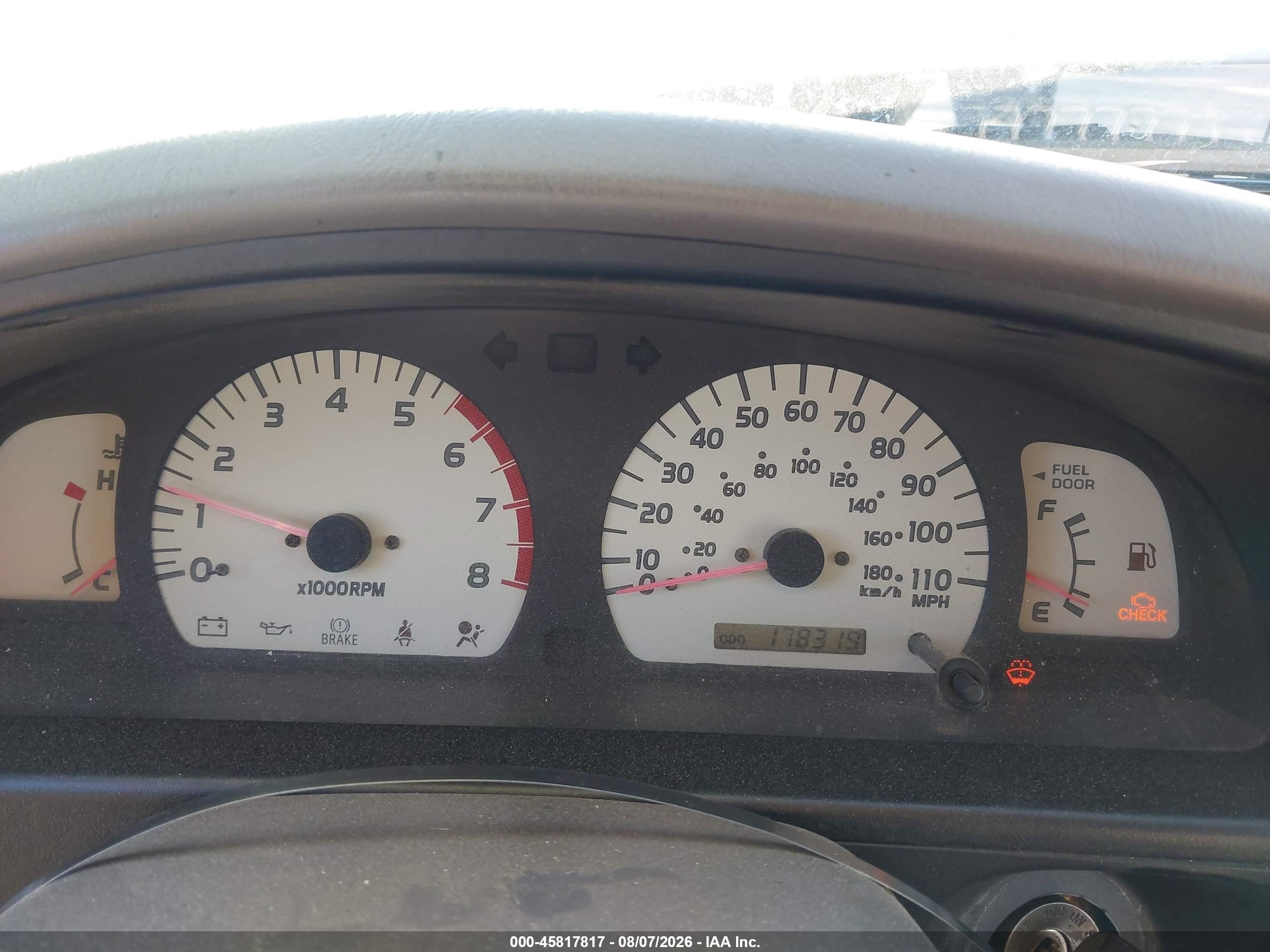 2003 Toyota Tacoma   Серебряный vin: 5TEVL52N03Z263547