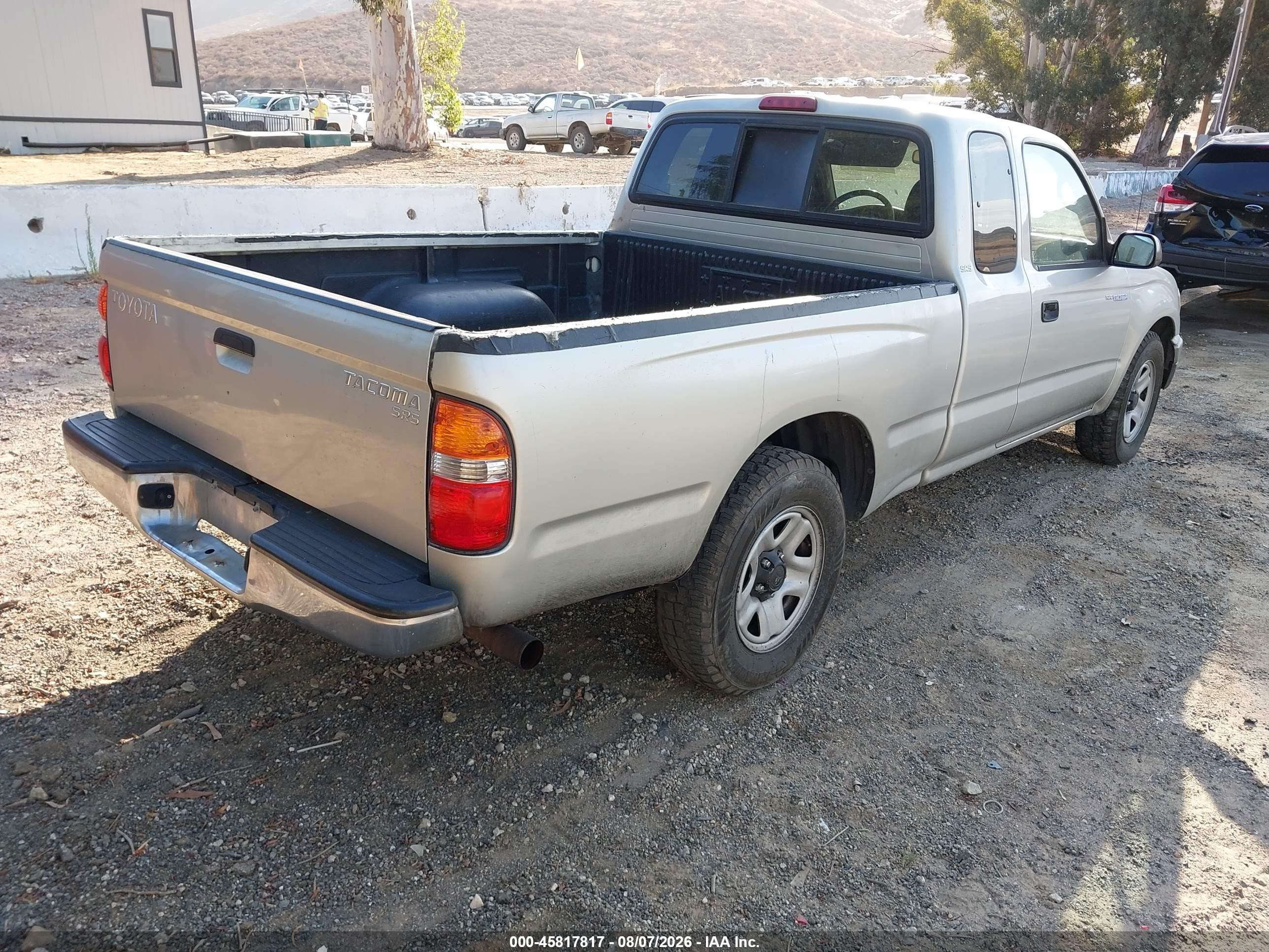 2003 Toyota Tacoma   Серебряный vin: 5TEVL52N03Z263547