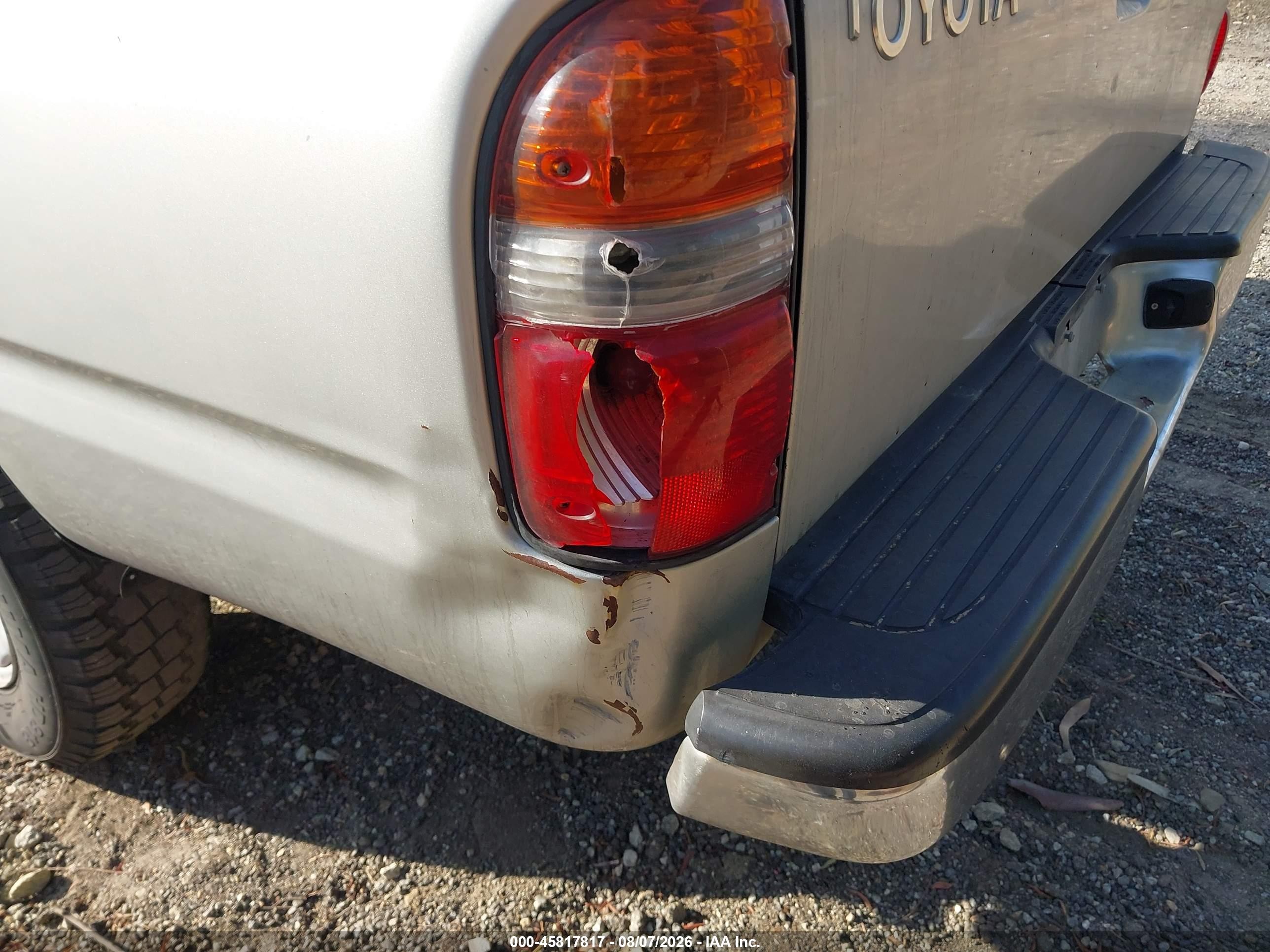 2003 Toyota Tacoma   Серебряный vin: 5TEVL52N03Z263547